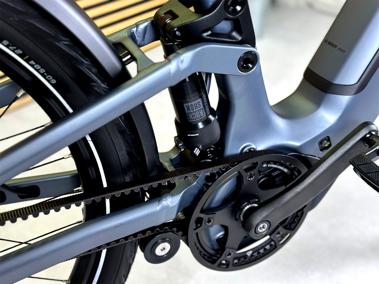 Velo de Ville FEB 990 grau | 800WH | E-Bike Damen Trekking | 2025 | Enviolo