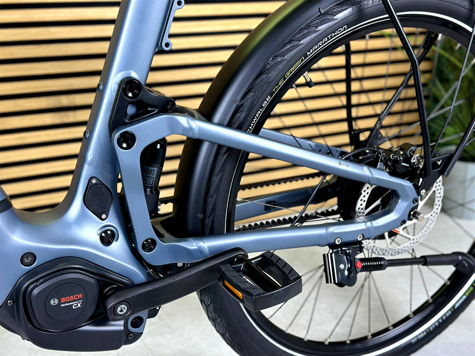 Velo de Ville FEB 990 grau | 800WH | E-Bike Damen Trekking | 2025 | Enviolo