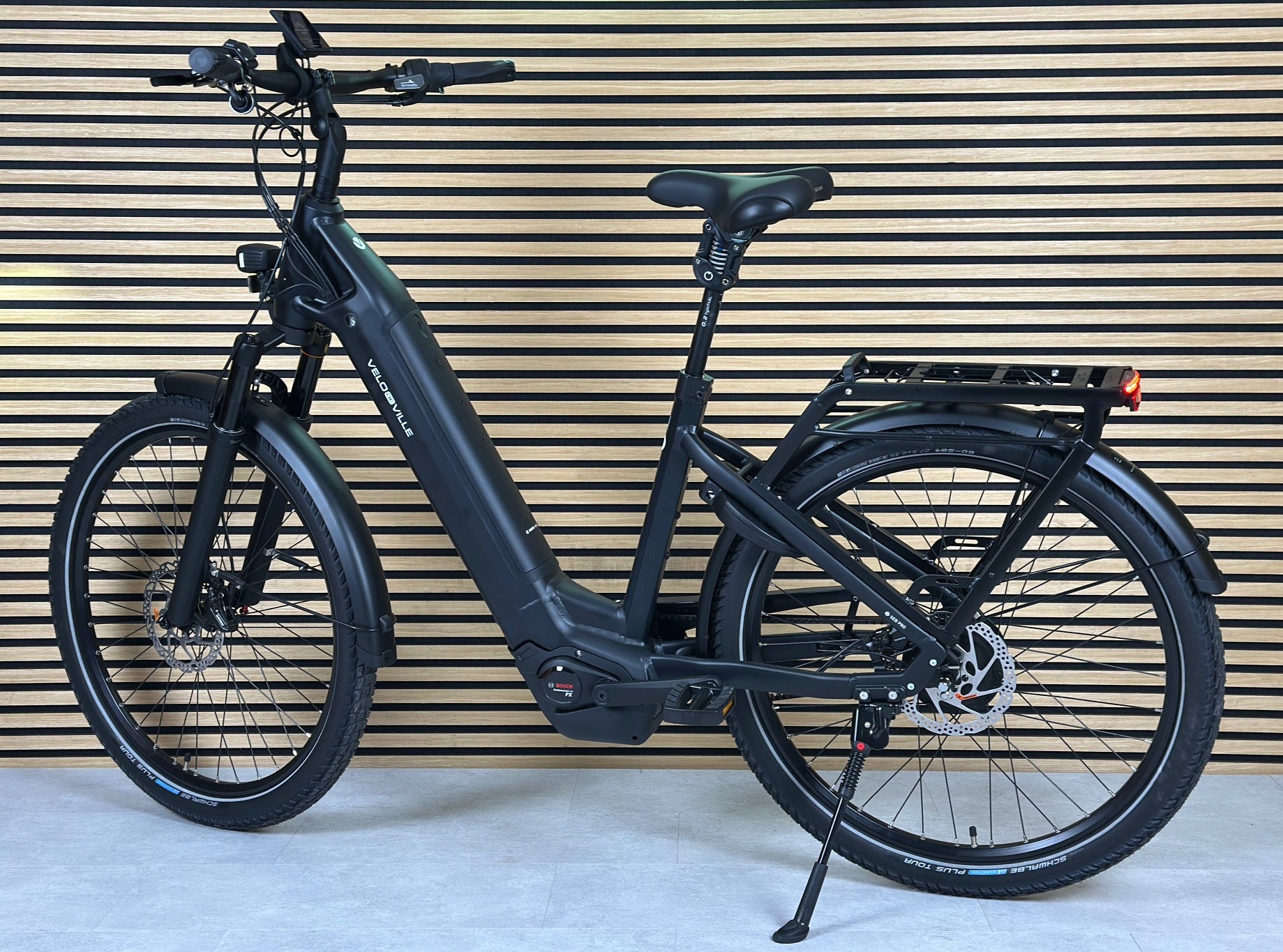 Velo de Ville SEB PRO schwarz | 800WH | E-Bike Damen Trekking | 2025 | Enviolo