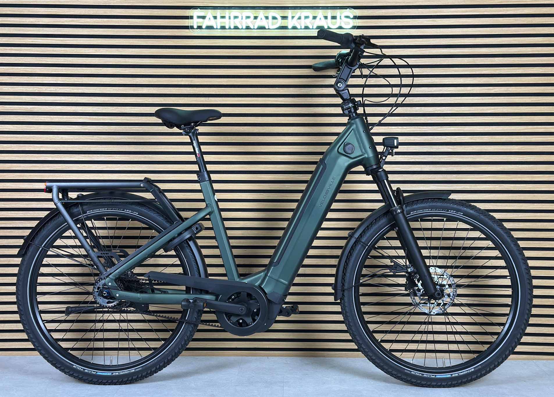 Velo de Ville SEB PRO RT grün | 800WH | E-Bike Damen City | 2025 | Rücktritt