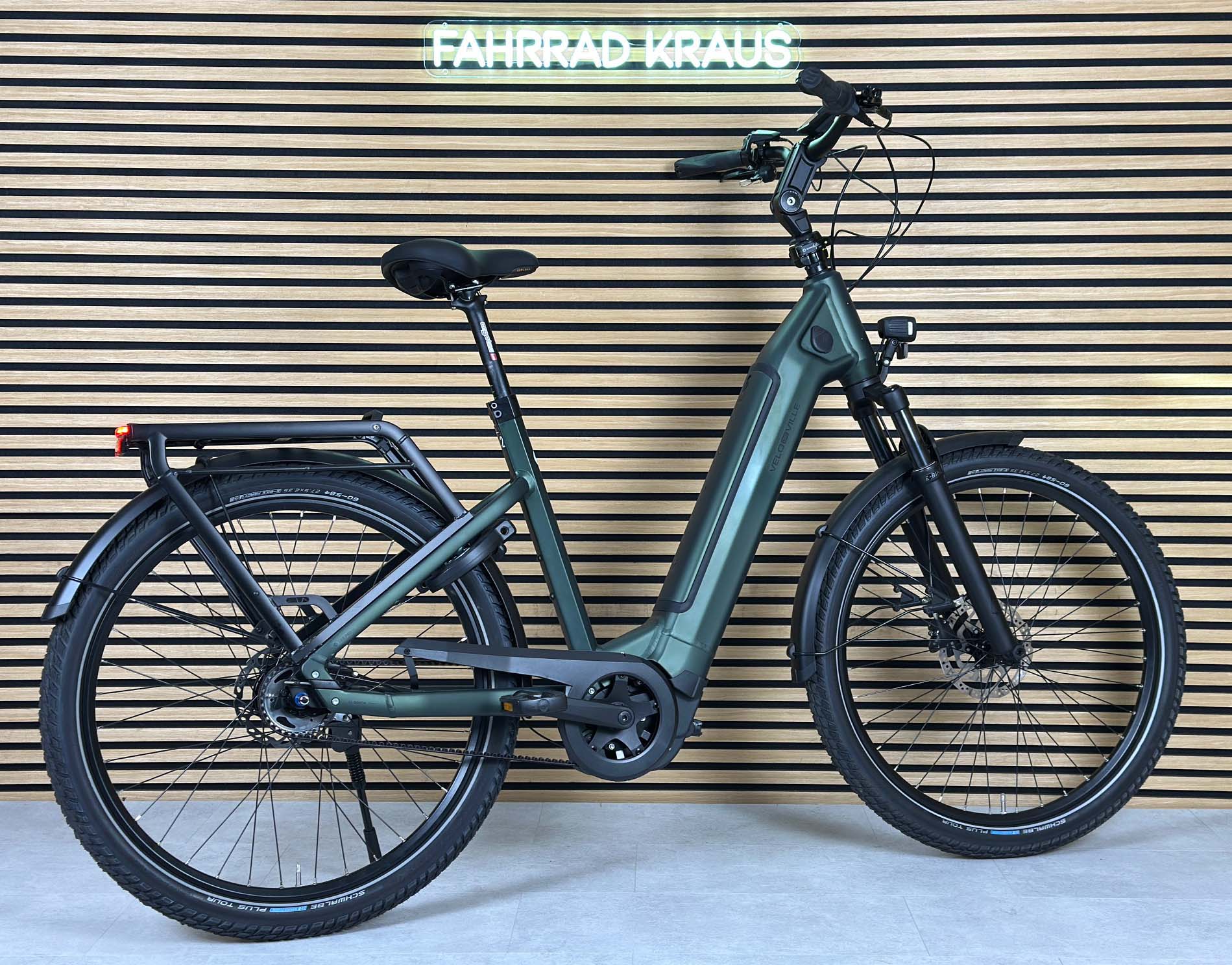 Velo de Ville SEB PRO RT grün | 800WH | E-Bike Damen City | 2025 | Rücktritt