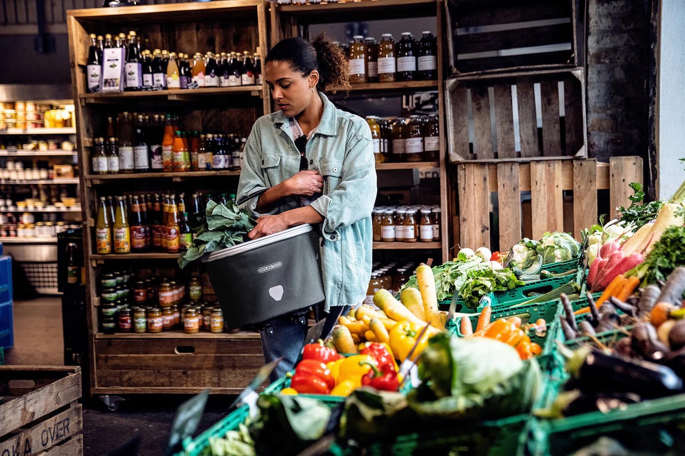 Ortlieb Korb hinten Up-Town Rack Urban rosa 17,5 L