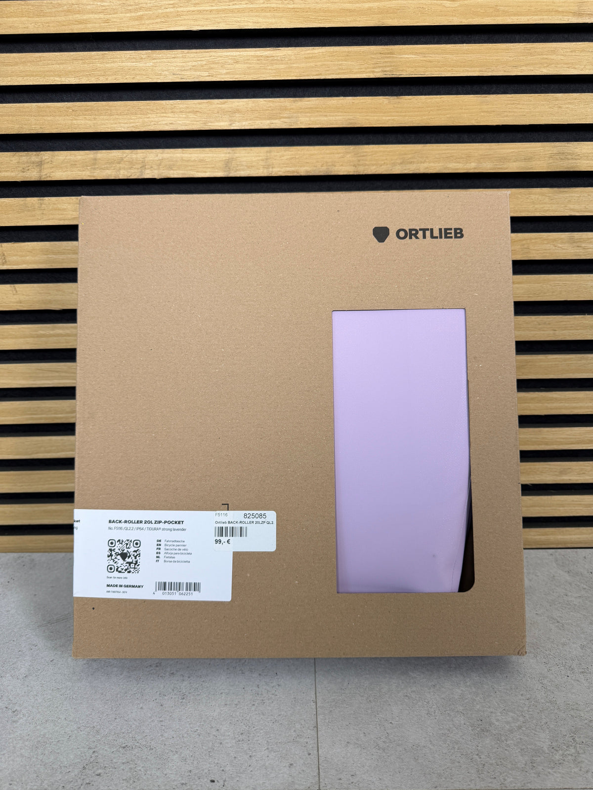 Ortlieb BACK-ROLLER Seitentasche ZP QL2.2 Tidura lavender 20L