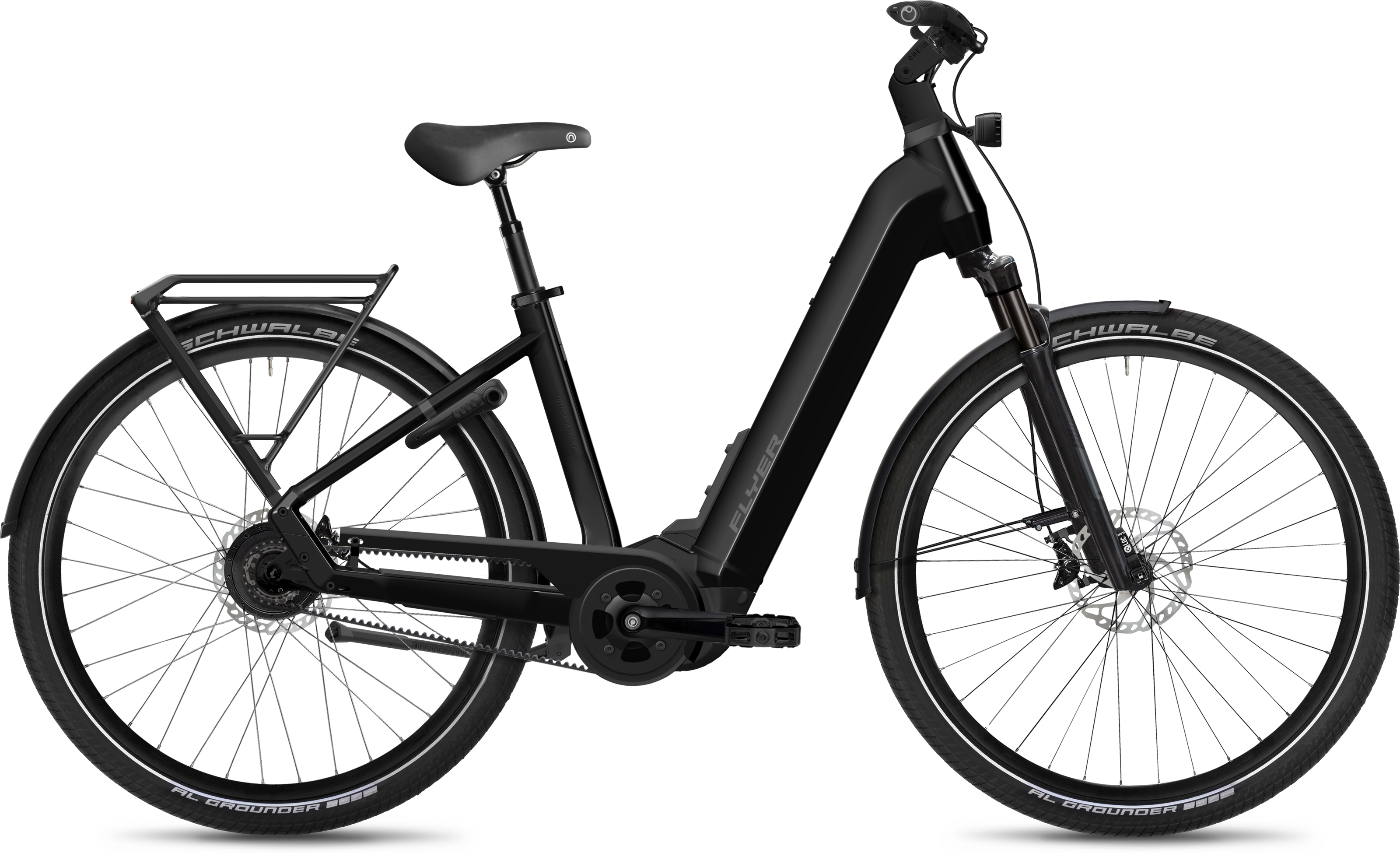 Flyer Upstreet 7.23 schwarz | 750WH | E-Bike Damen Trekking | 2024 | Enviolo