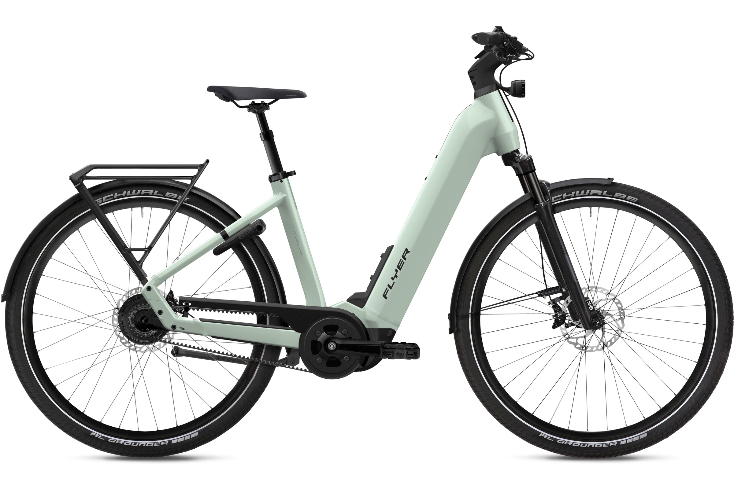 Flyer Upstreet 7.43 grün | 630WH | E-Bike Damen Trekking | 2025 | Freilauf