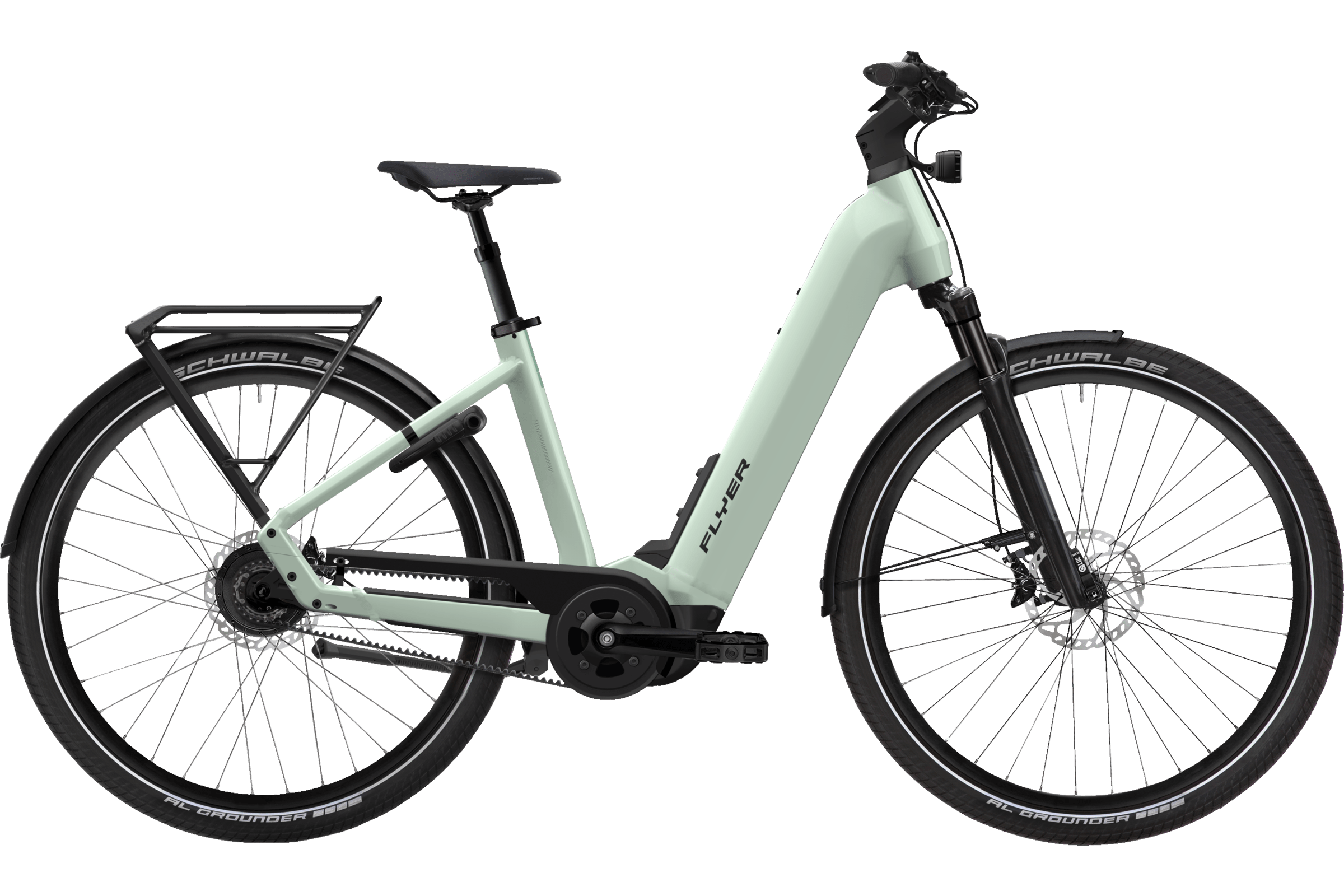 Flyer Upstreet 7.43 grün | 750WH | E-Bike Damen Trekking | 2025 | Freilauf