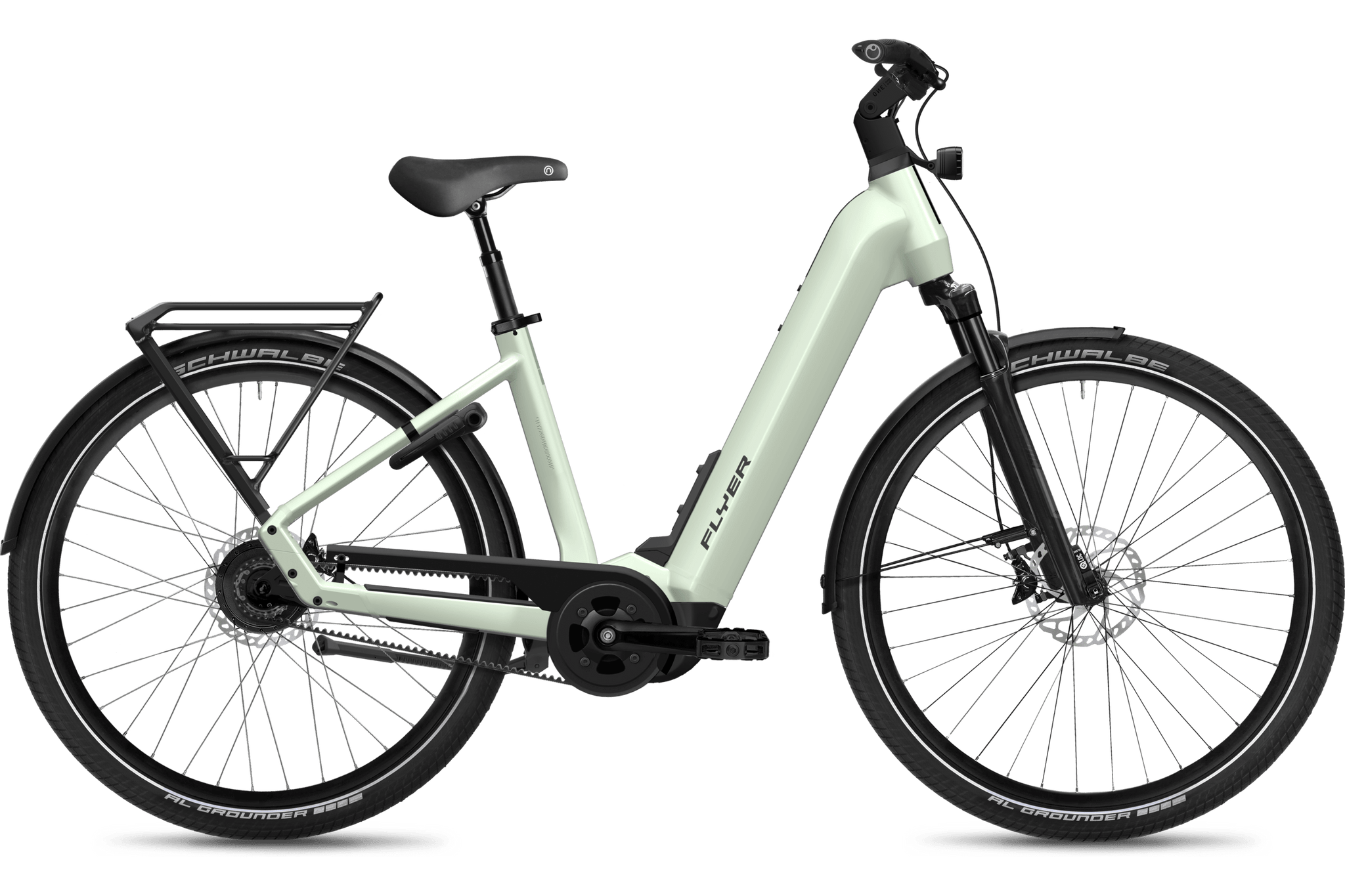 greenstreet e-bike klapprad gs1 Flyer G1 Upstreet 7.23 grün | 750WH | E-Bike Damen Trekking | 2025