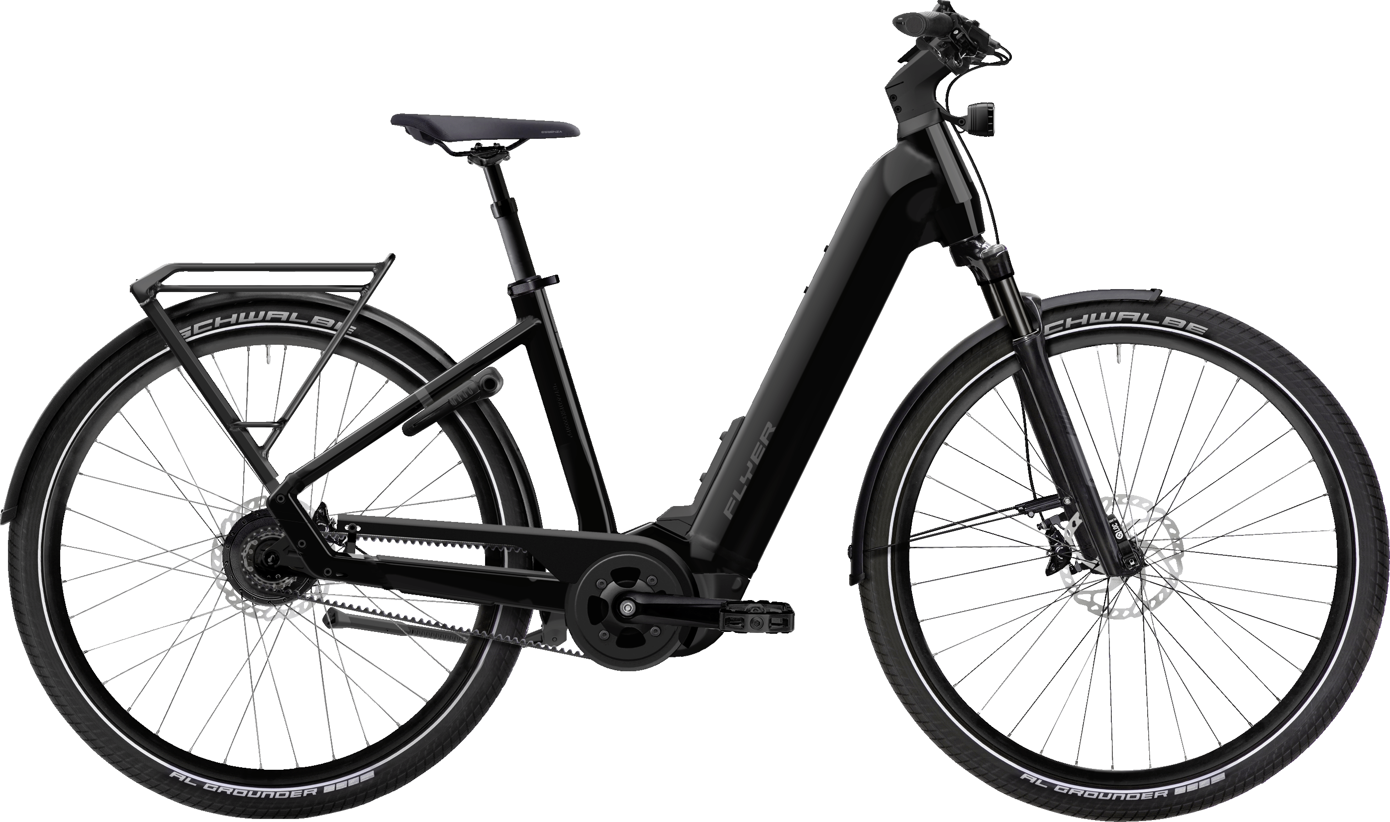 Flyer Upstreet 7.43 schwarz | 750WH | E-Bike Damen Trekking | 2025 | Freilauf