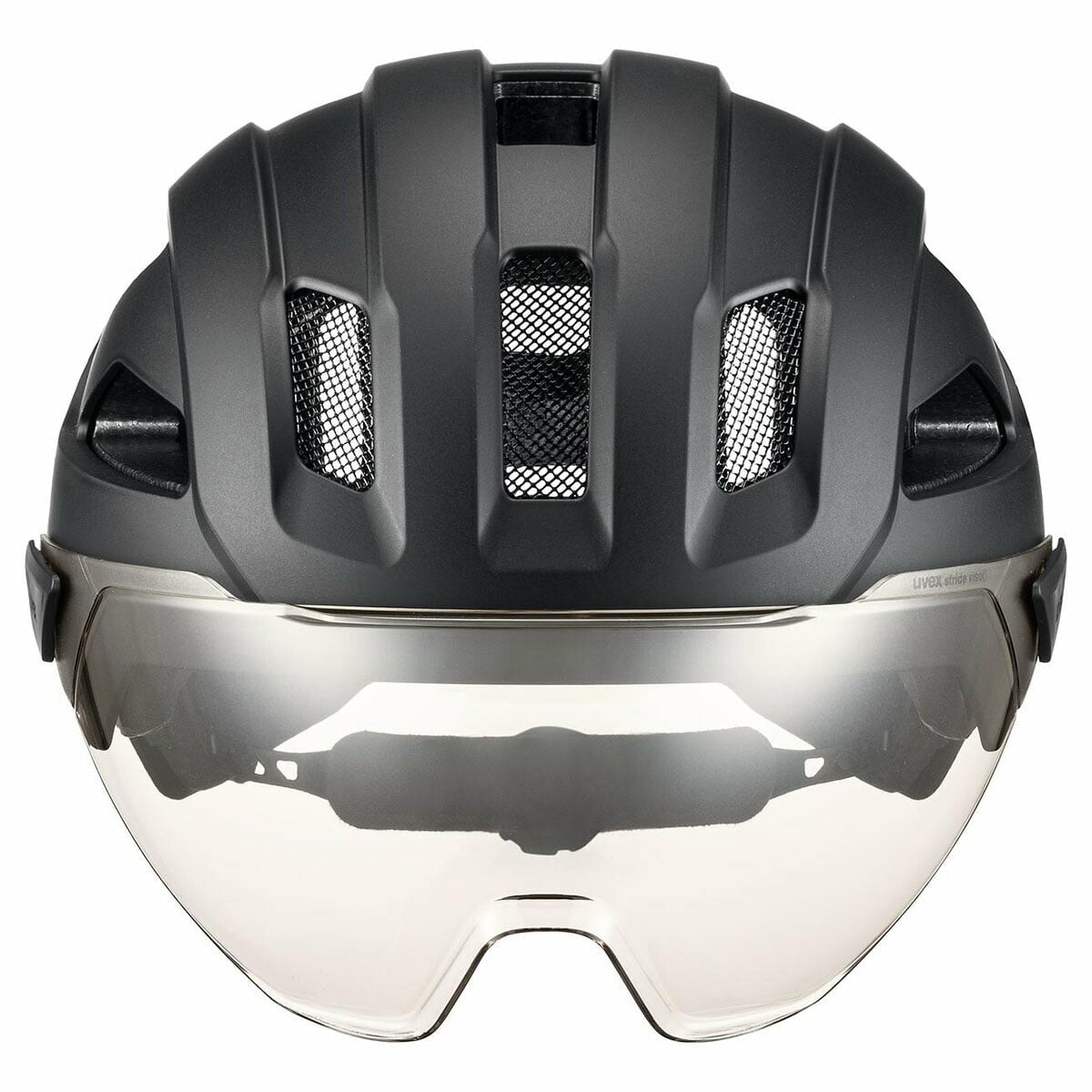 Uvex Helm stride visor black matt Gr. L 56-59cm