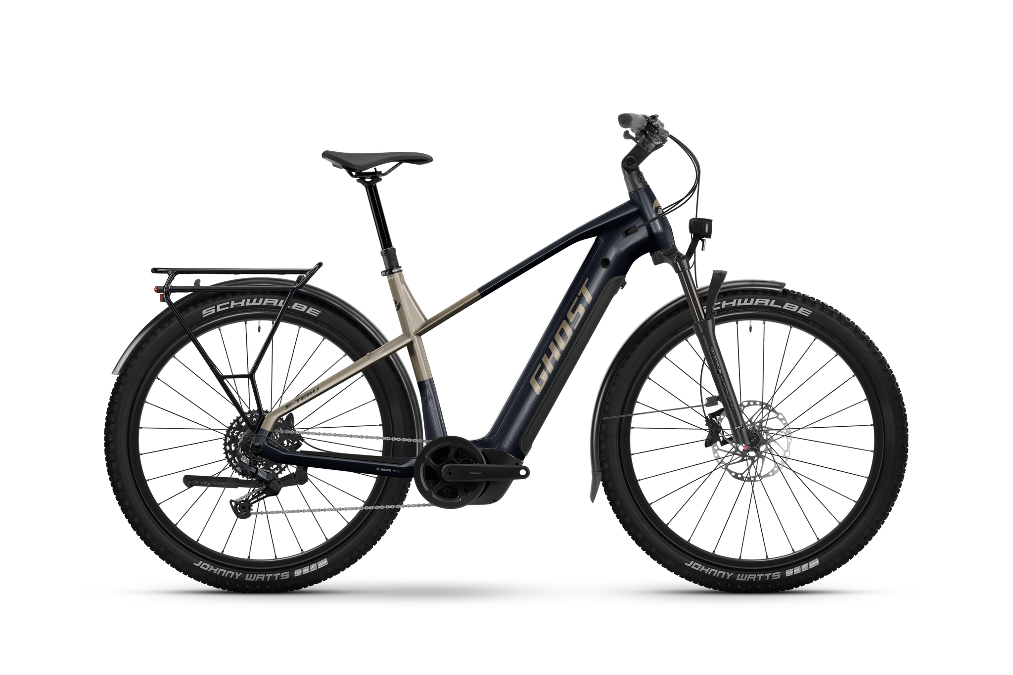 Ghost E-TERU ADVANCED EQ schwarz | 800WH | E-Bike Herren Trekking