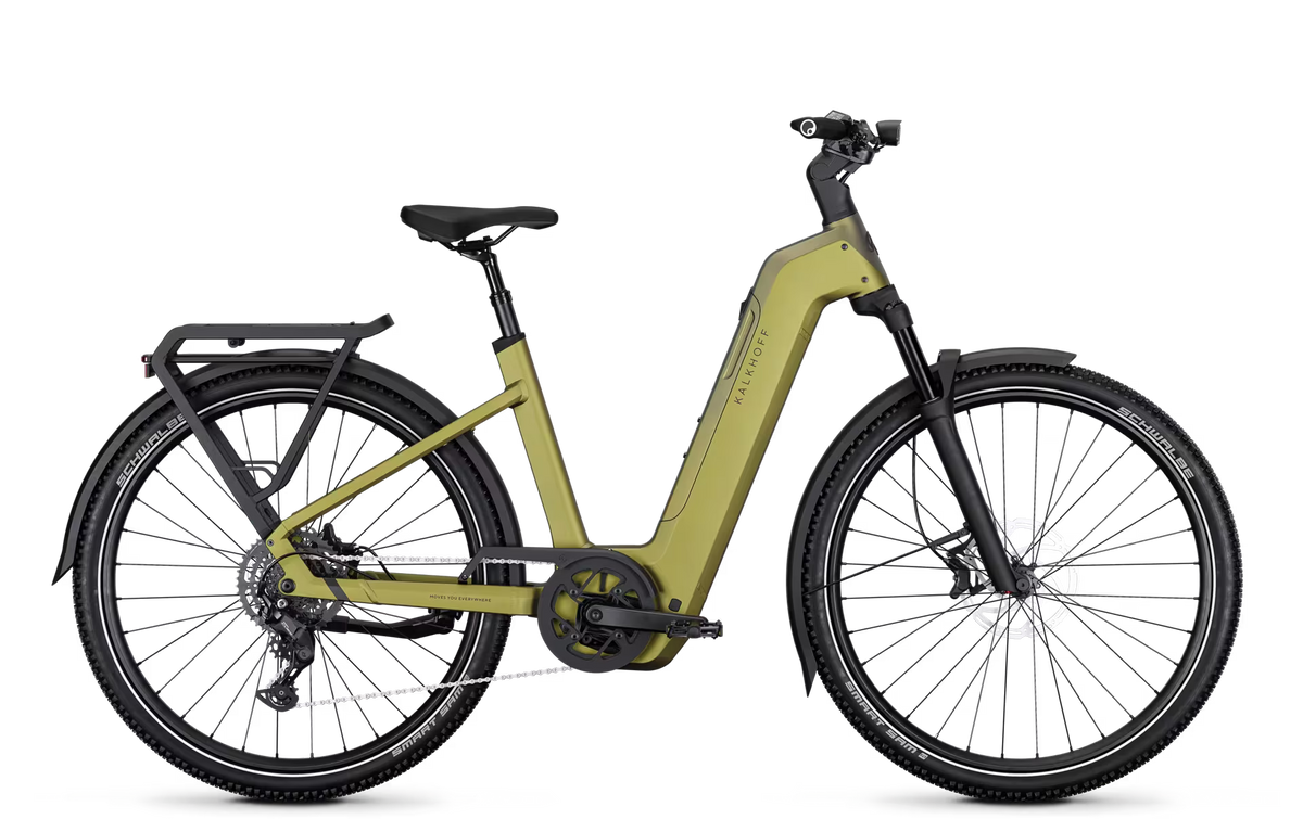Kalkhoff ENTICE 5+ MOVE grün | 800WH | E-Bike Damen Trekking | 2026 | Kettenschaltung
