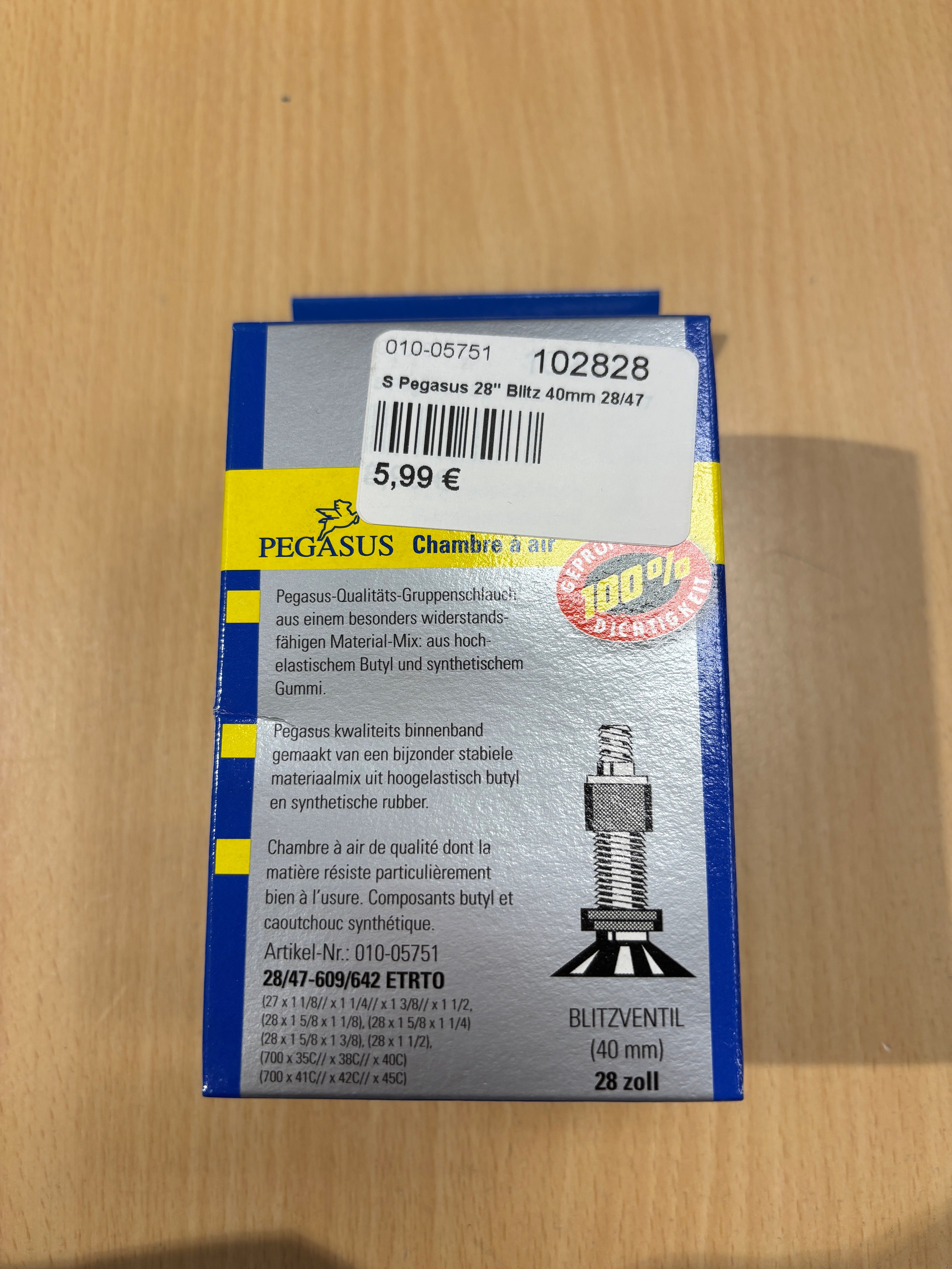 Pegasus Schlauch 28" Blitz 40mm 28/47-609/642
