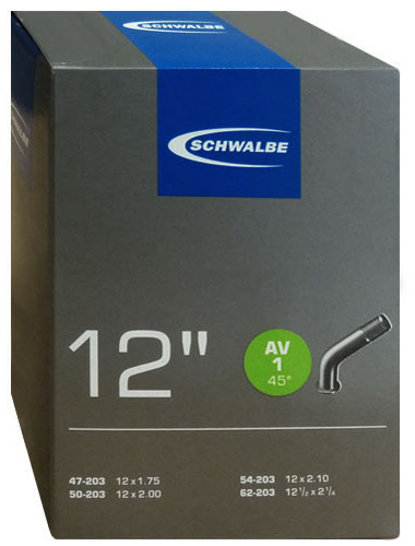 SCHWALBE Schlauch AV1 12" 47-203 - 62-203 Schraderventil