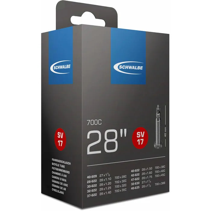 Schwalbe Schlauch 28" SW -17- Scl. 28-47-622-635