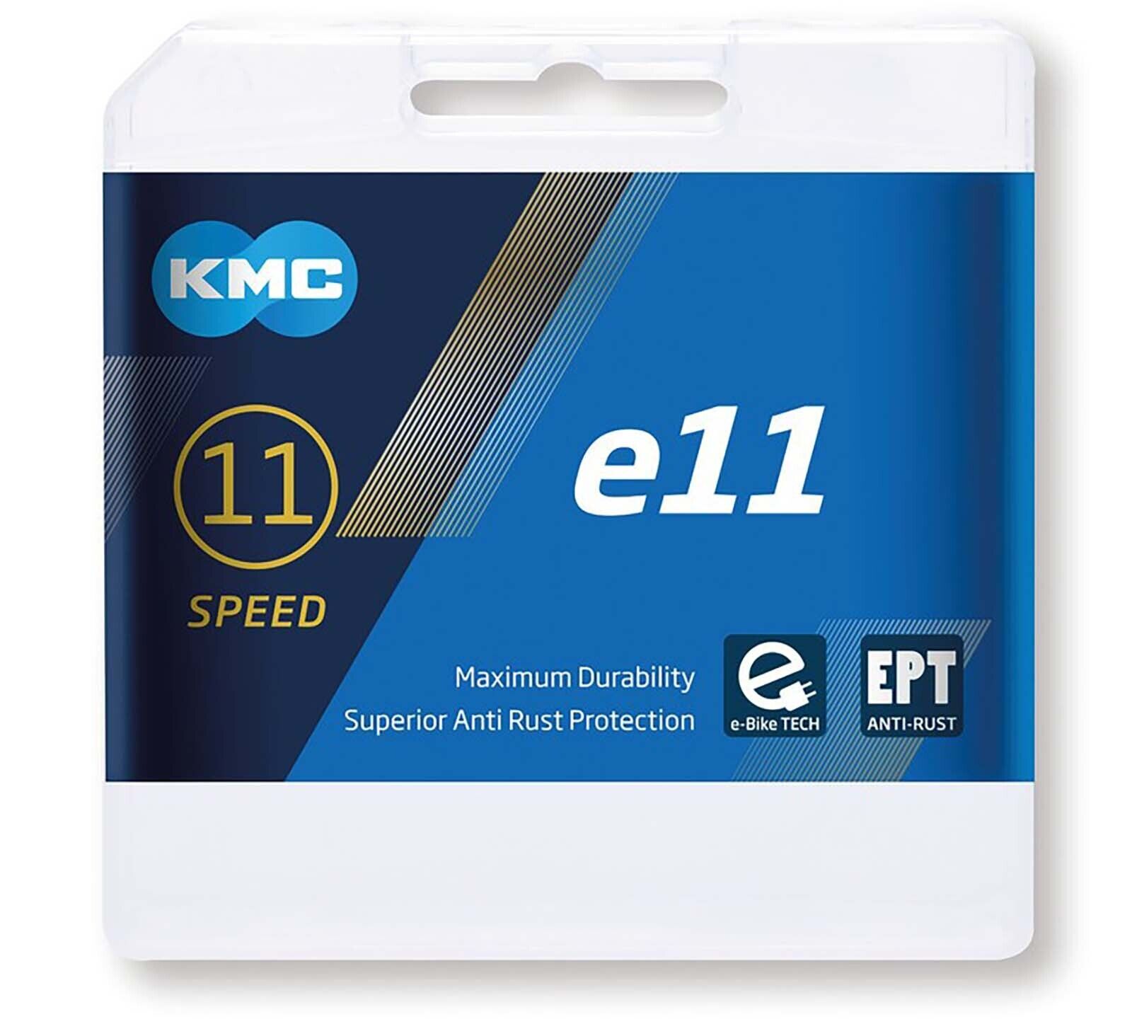 KMC E11 11Fach 136 Glieder silber Missing Link