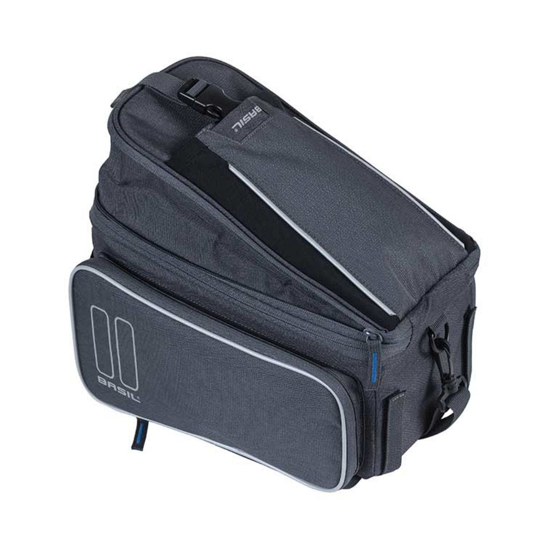 Basil Gepäckträgertasche Sport Design Trunkbag grau 7-12L
