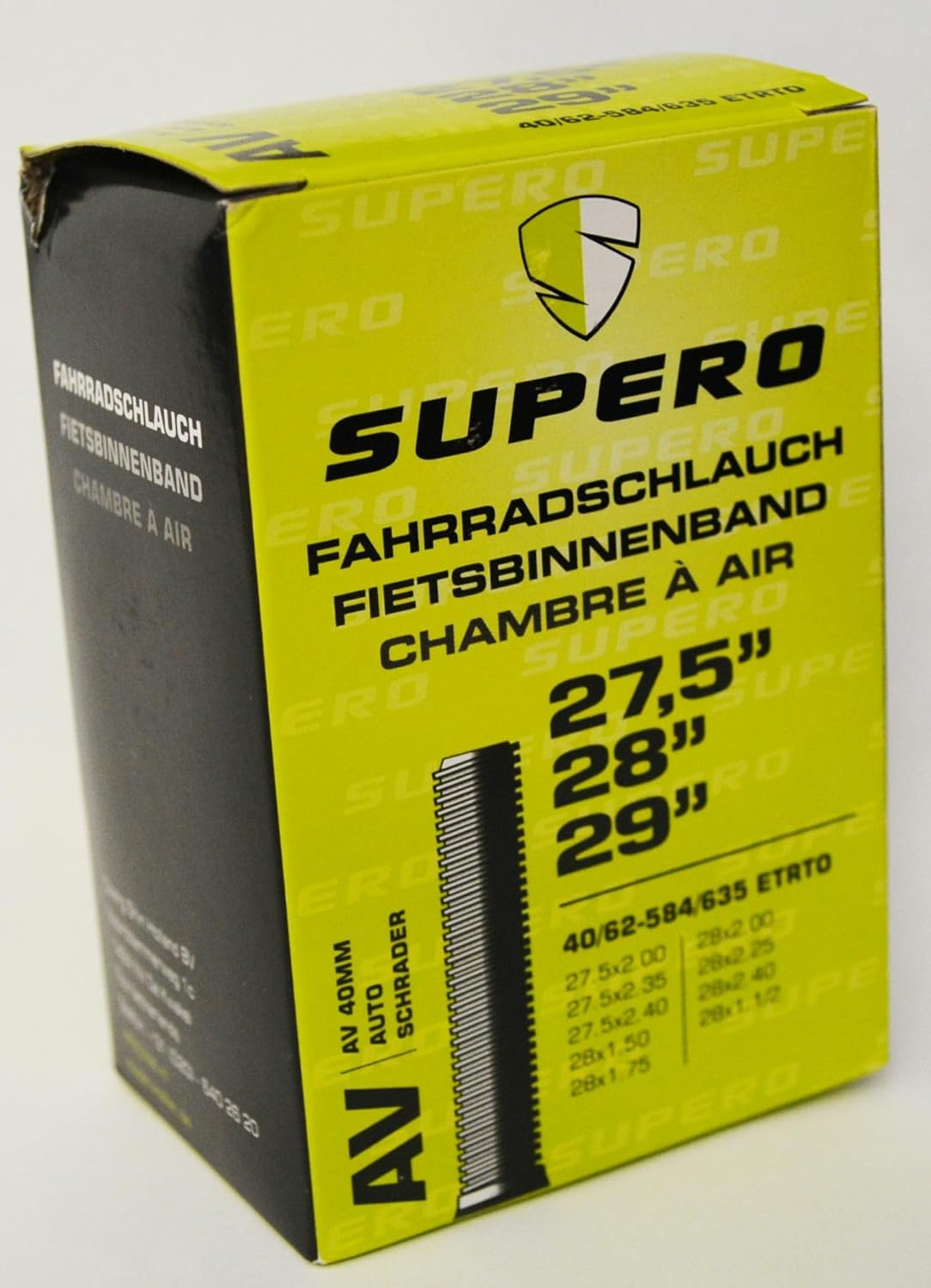 Supero Schlauch  27,5-29" Schrad.40 40/62-584-635