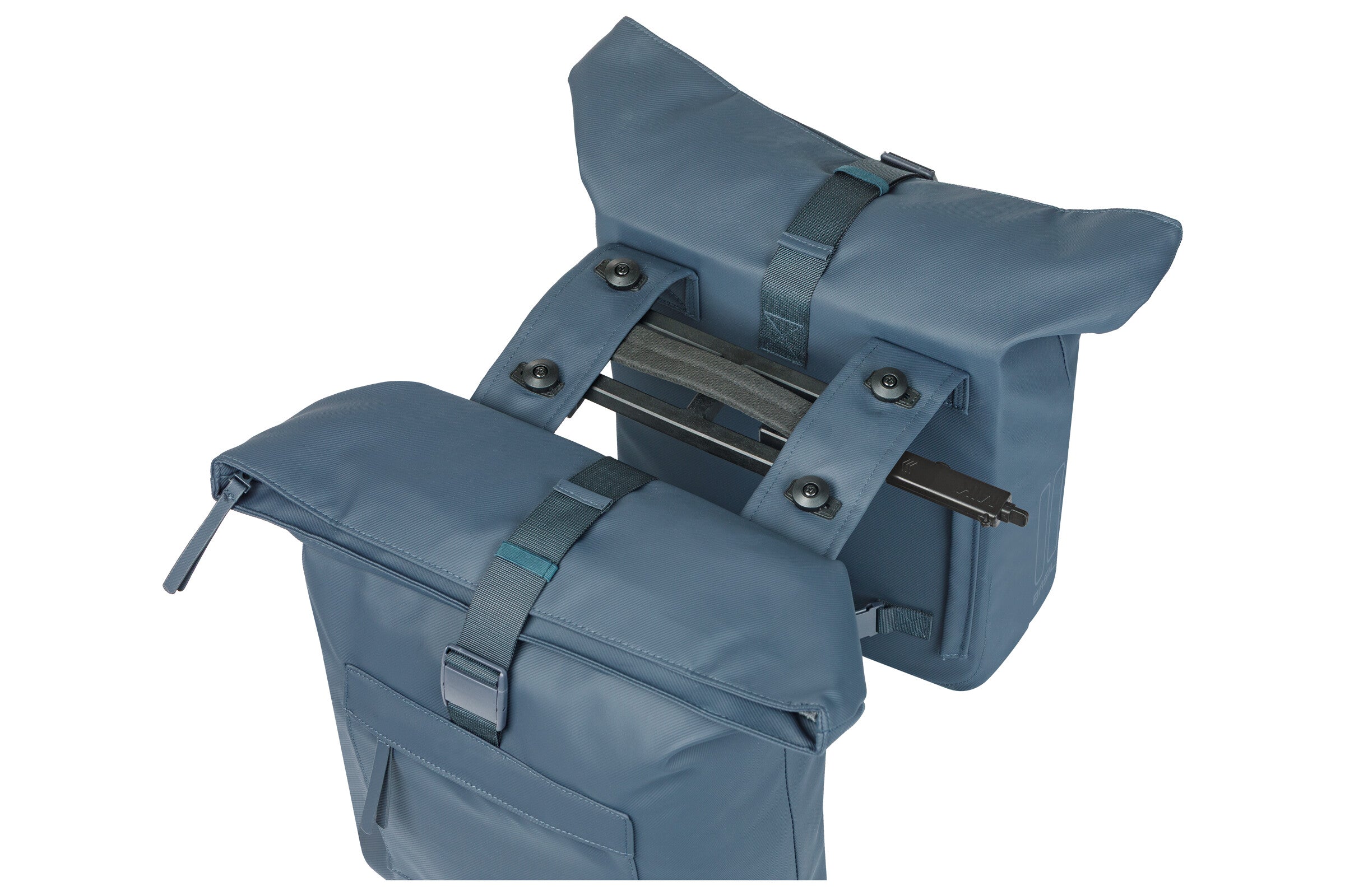 Basil Gepäckträgertasche Brooklyn Doppel blau 41L