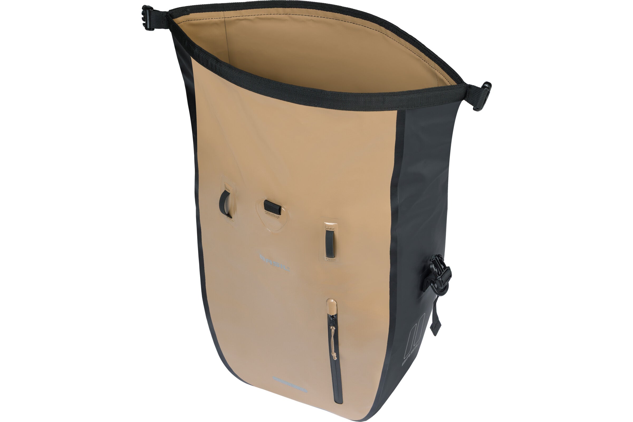 Basil Gepäckträgertasche Rivo L MIK Hooks 31L beige