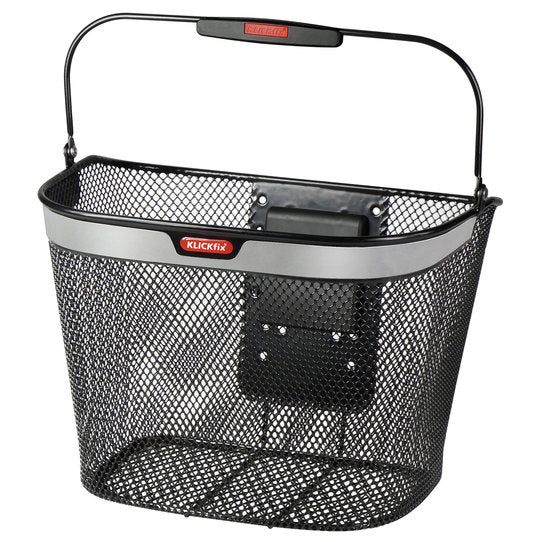 fahrrad.de klickfix KLICKfix Uni Korb vorne mit Reflektor schwarz 16L