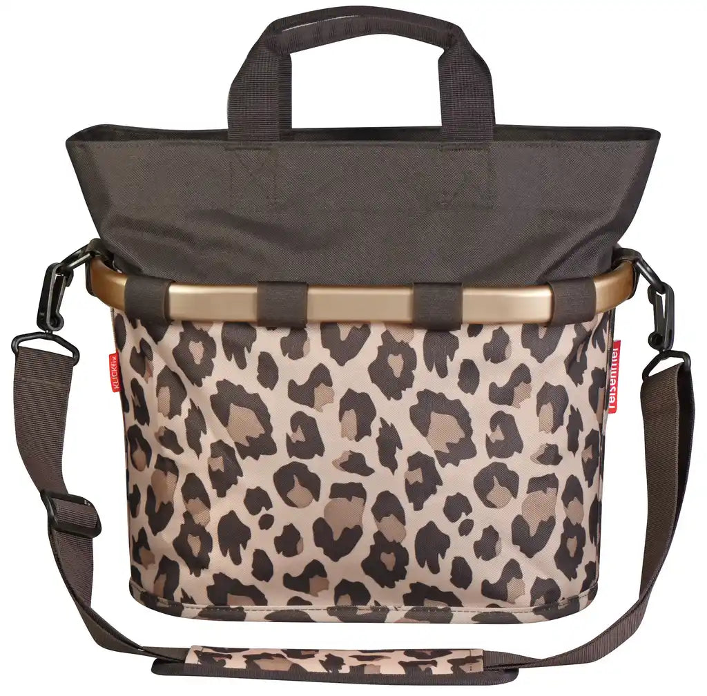 Reisenthel Lenkerkorb Bikebasket oval S braun/leo 12L