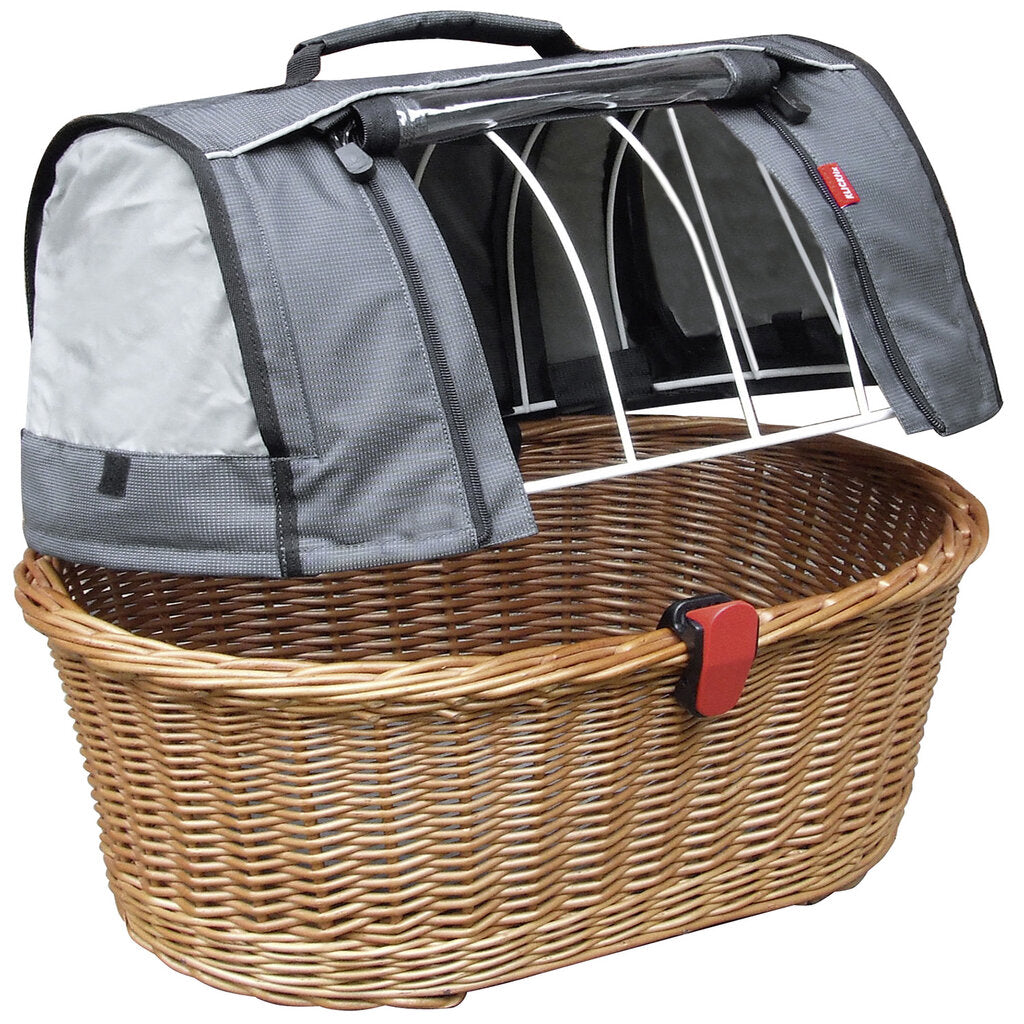 KLICKfix Doggy Basket Hundekorb zur Festmontage inkl. Wetterschutz
