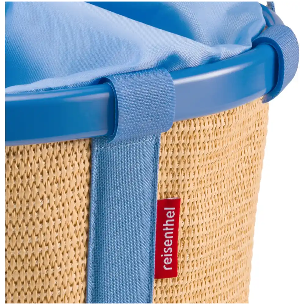 KLICKfix Reisenthel Bikebasket Lenkerkorb Raffia Blau 15L