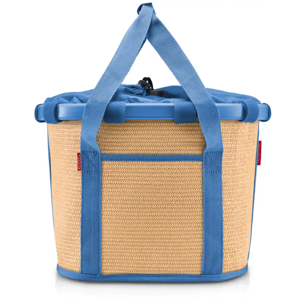 KLICKfix Reisenthel Bikebasket Lenkerkorb Raffia Blau 15L