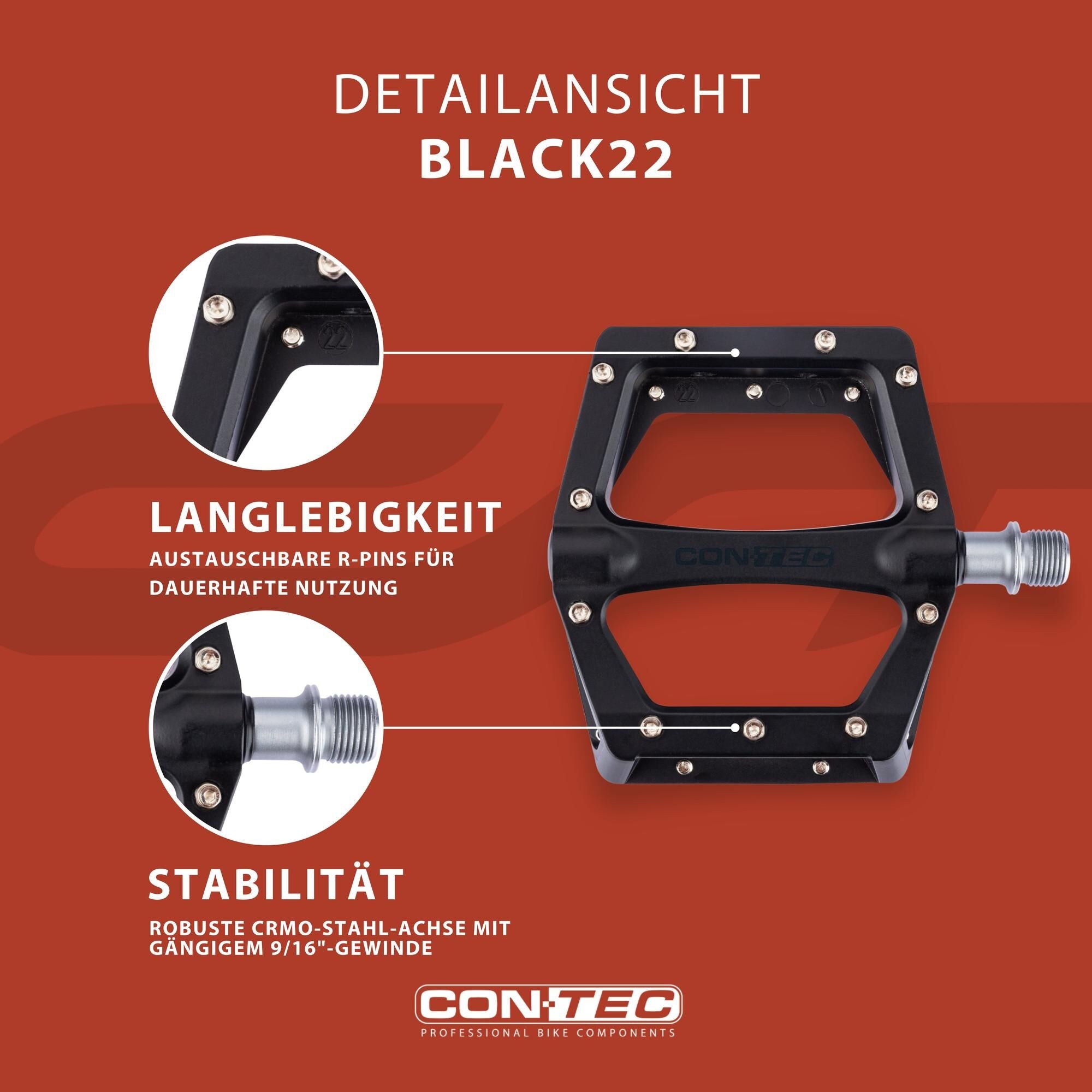 CONTEC Pedal Black22