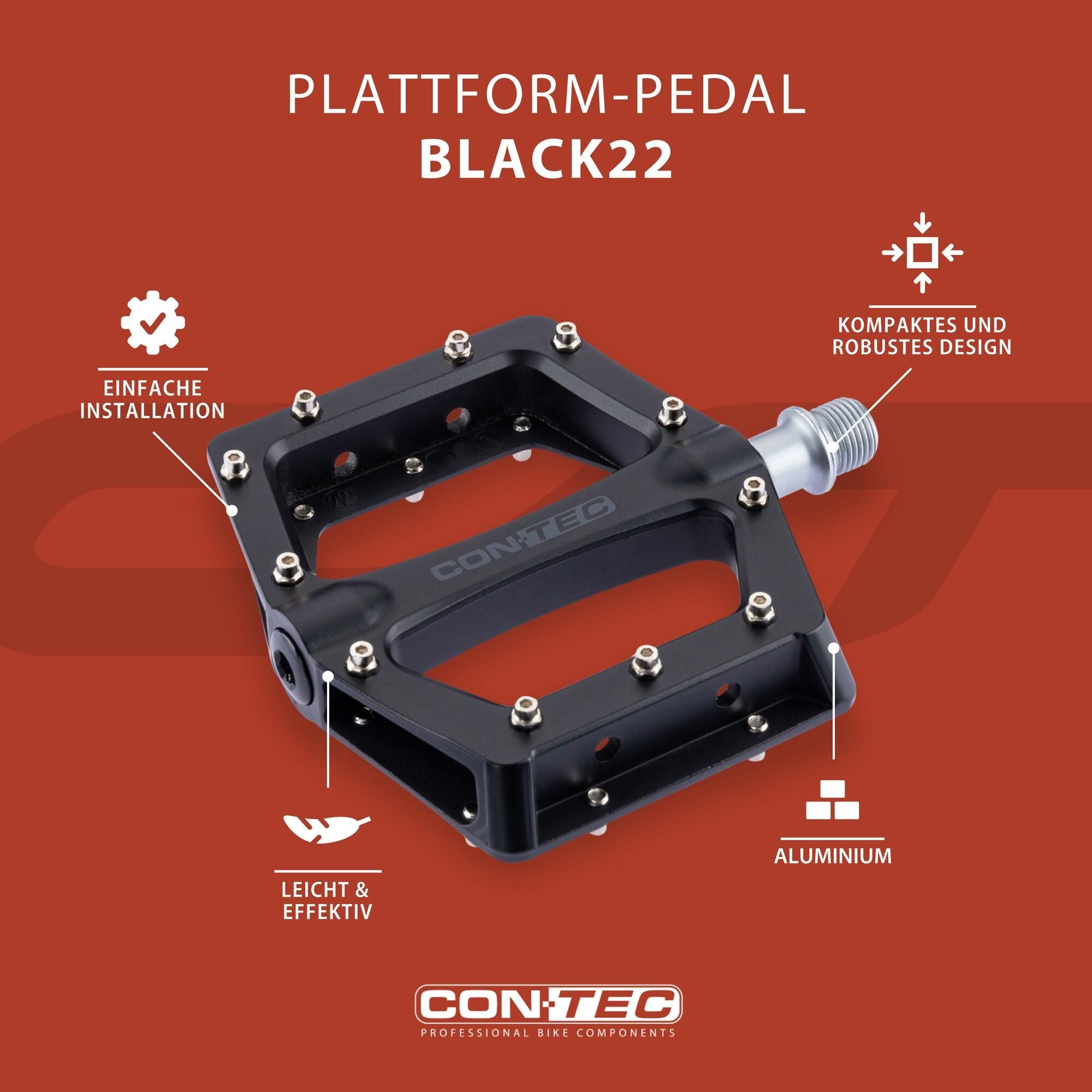CONTEC Pedal Black22