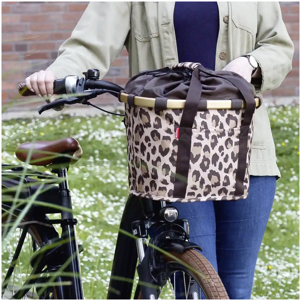 Reisenthel Lenkerkorb Bikebasket  Leo Macchiato KLICKfix 15L