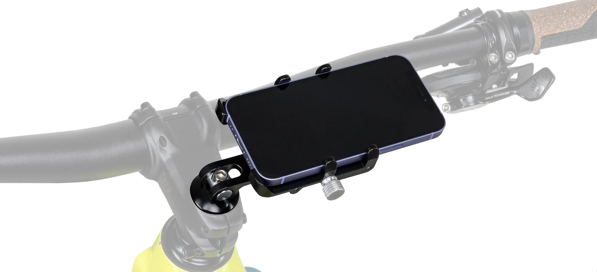 CONTEC Smartphonehalter Bug Twist Montage auf dem Steuerrohr