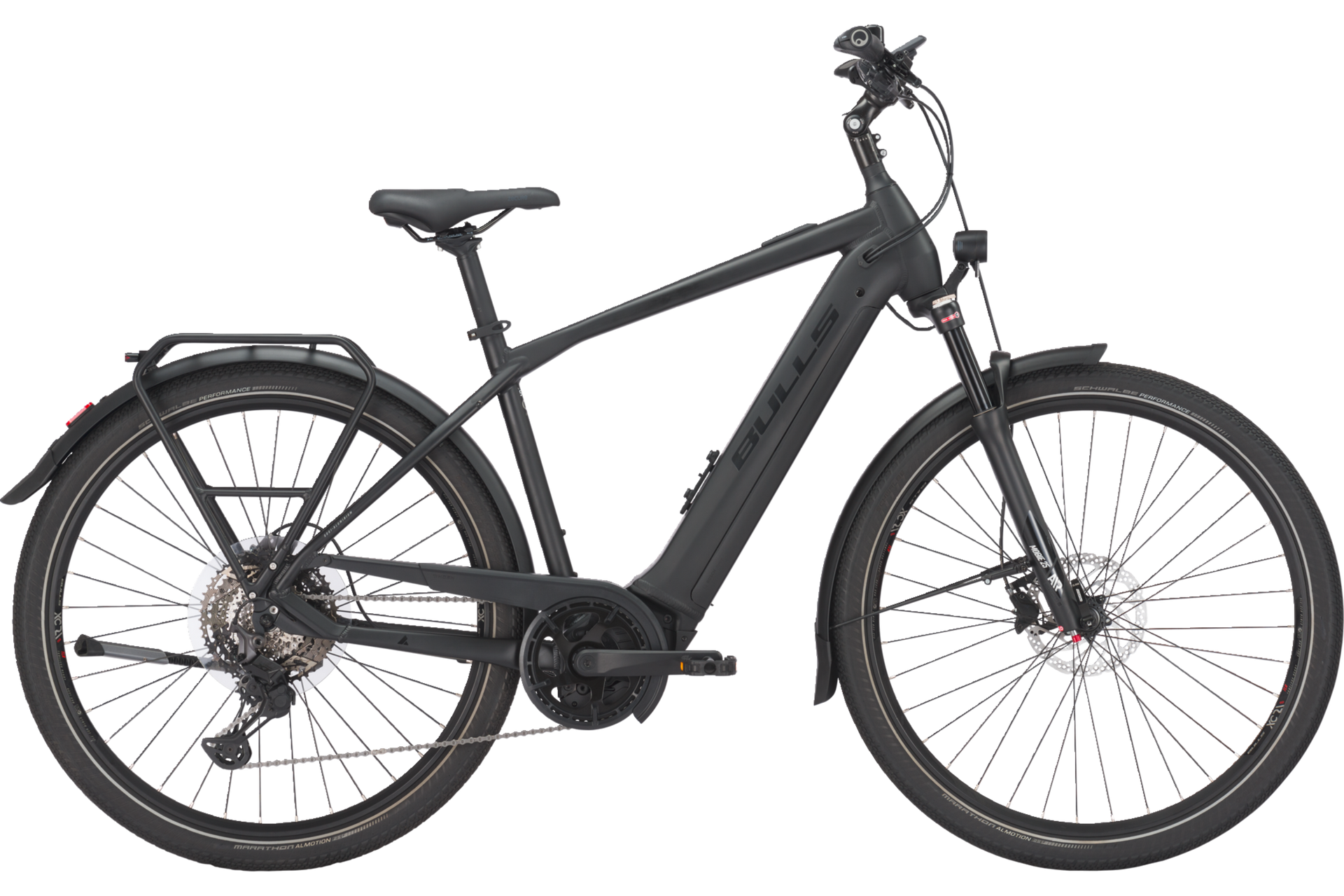 bulls e bike trekking herren Bulls Cross Lite EVO 2 schwarz | 750WH | E-Bike Herren Trekking