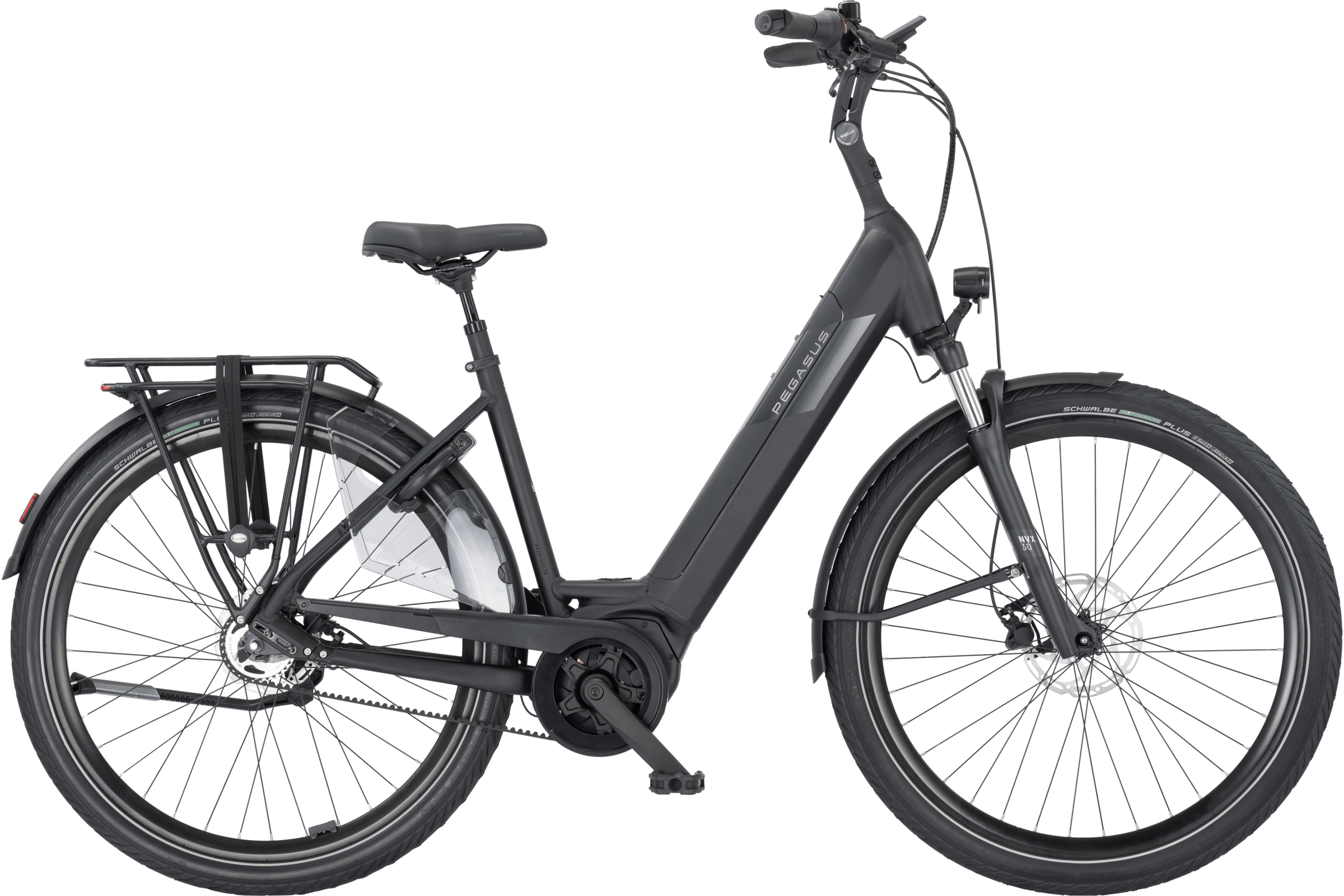 Pegasus RAVENNA EVO 5F Belt schwarz | 625WH | E-Bike Damen Trekking | 2025 | Freilauf