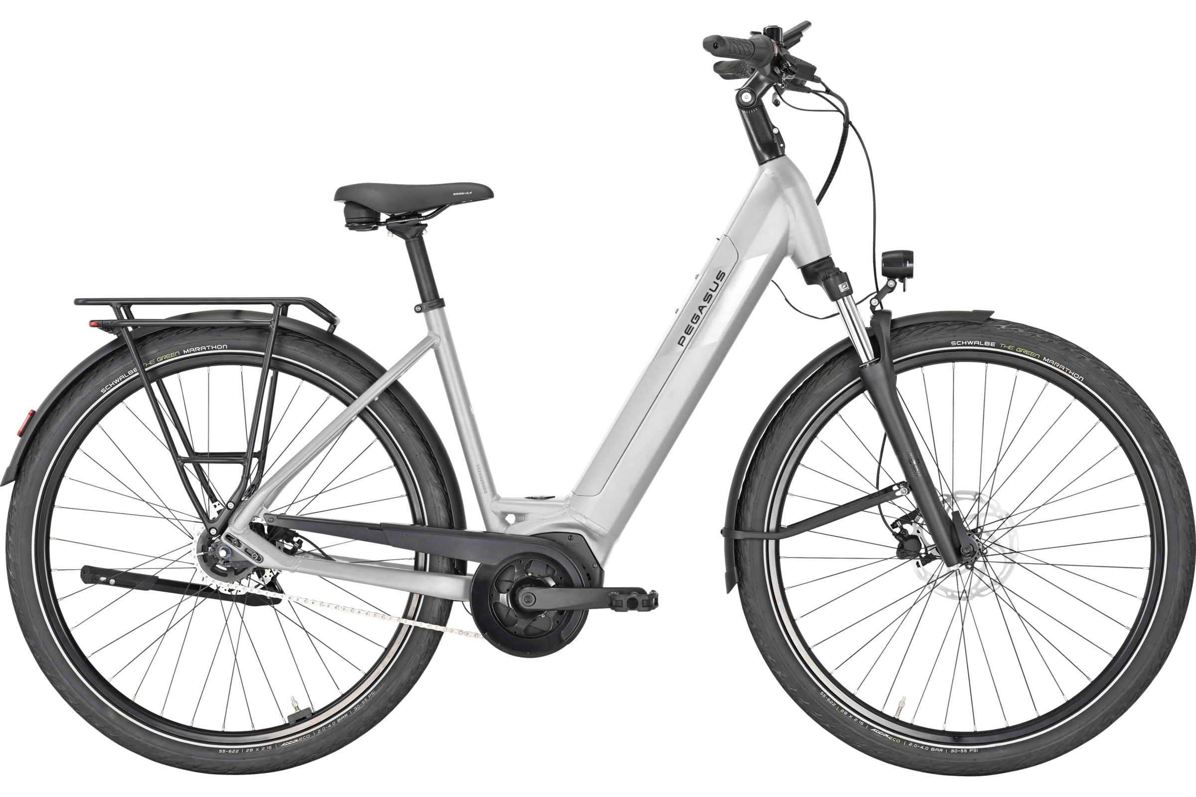 Pegasus SOLERO EVO 5R grau (hell) | 625WH | E-Bike Damen City | 2025 | Rücktritt