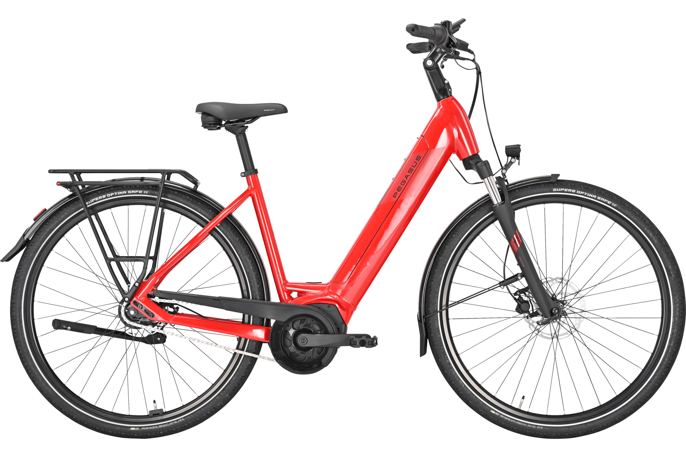 Pegasus SOLERO EVO 8R rot | 750WH | E-Bike Damen City | 2025 | Rücktritt