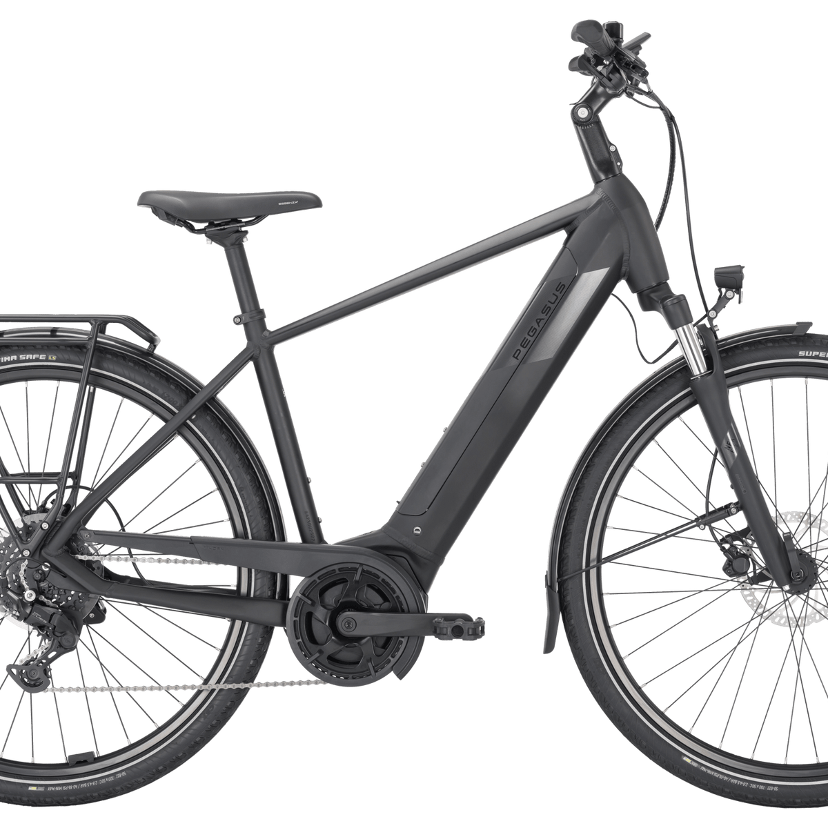 Pegasus SOLERO EVO 9 schwarz | 625WH | E-Bike Herren Trekking