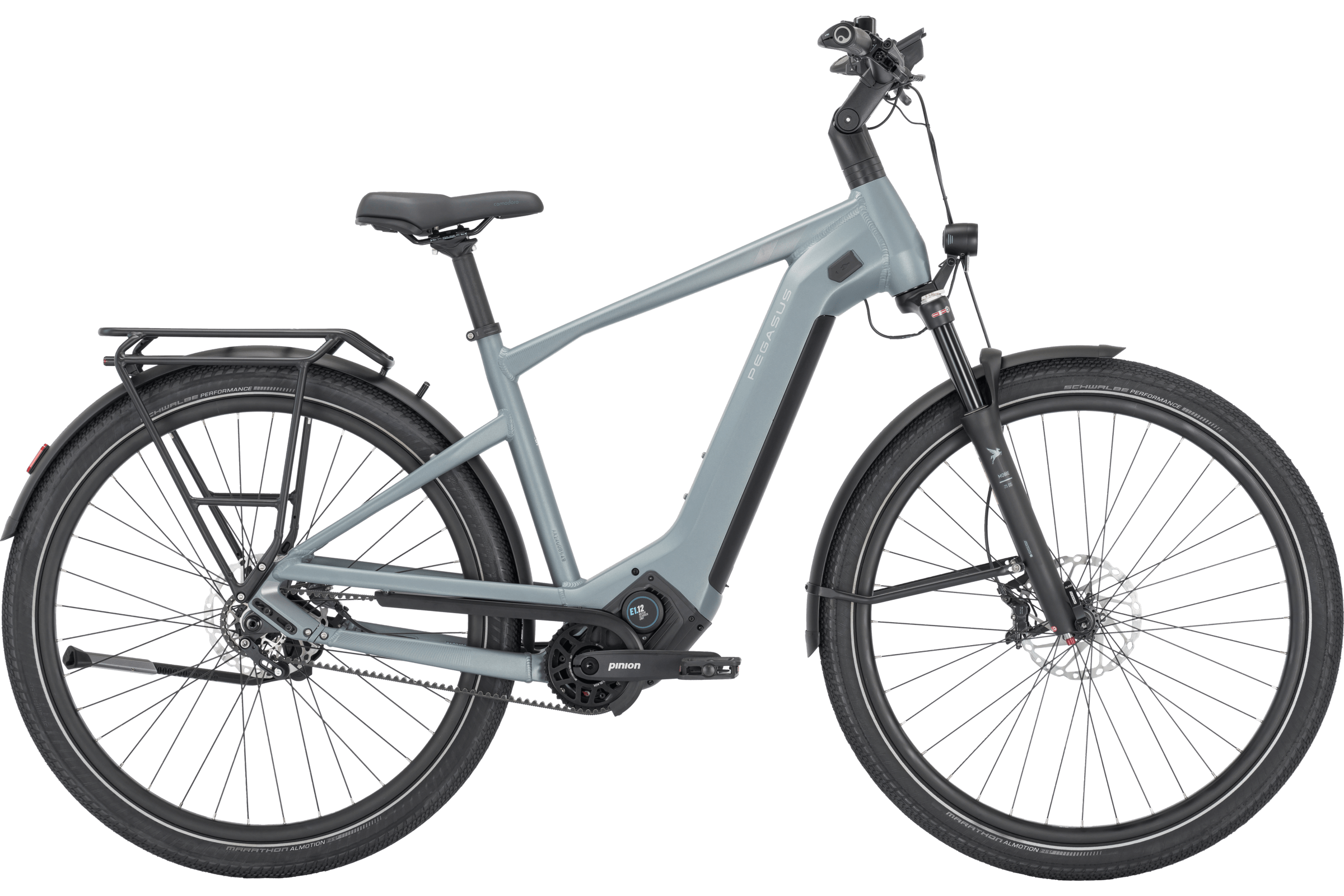 Pegasus ESTREMO EVO 12 LITE grau (hell) | 700WH | E-Bike Herren Trekking | 2025 | Getriebetechnik