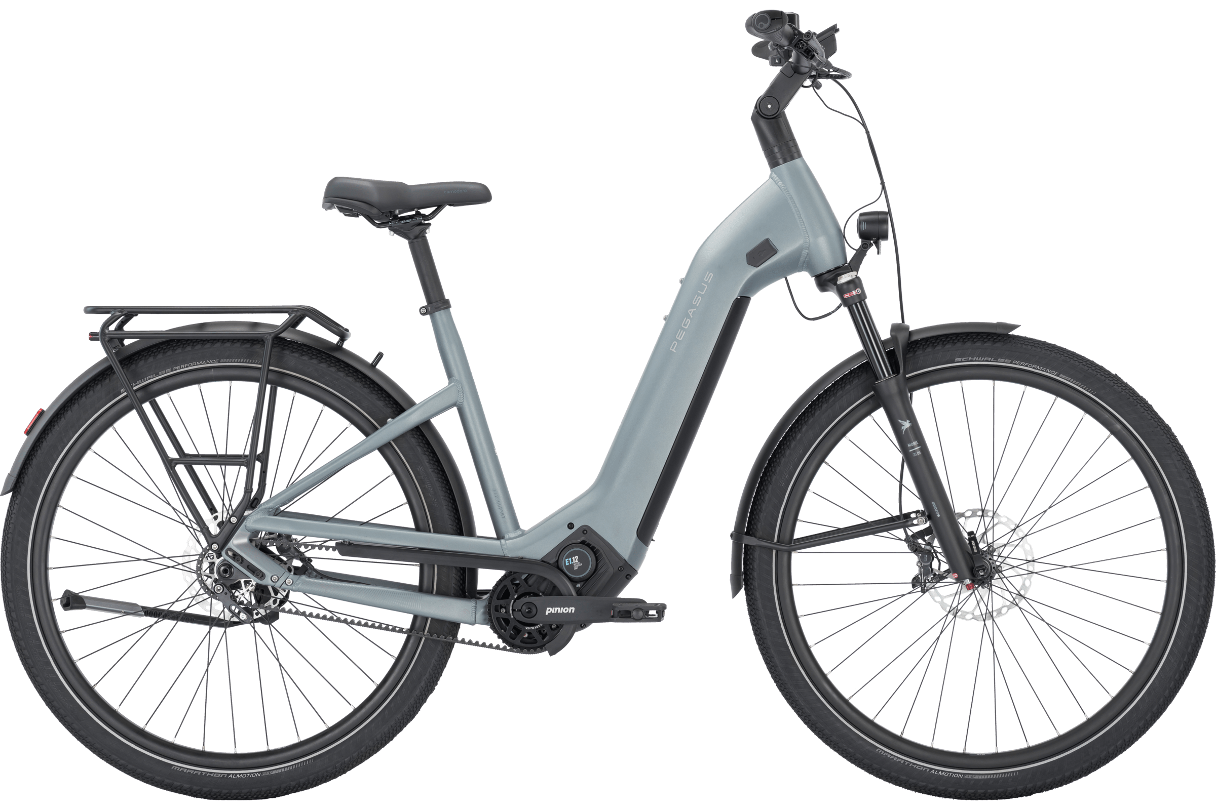 Pegasus ESTREMO EVO 12 Lite grau (hell) | 700WH | E-Bike Damen Trekking | 2025 | Getriebetechnik