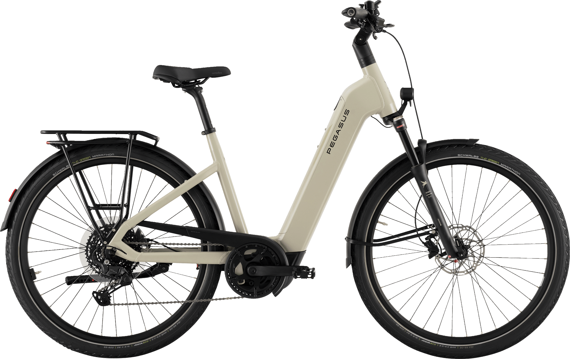 Pegasus Strong EVO 10 Lite grau | 800WH | E-Bike Damen Trekking | 2026 | Kettenschaltung
