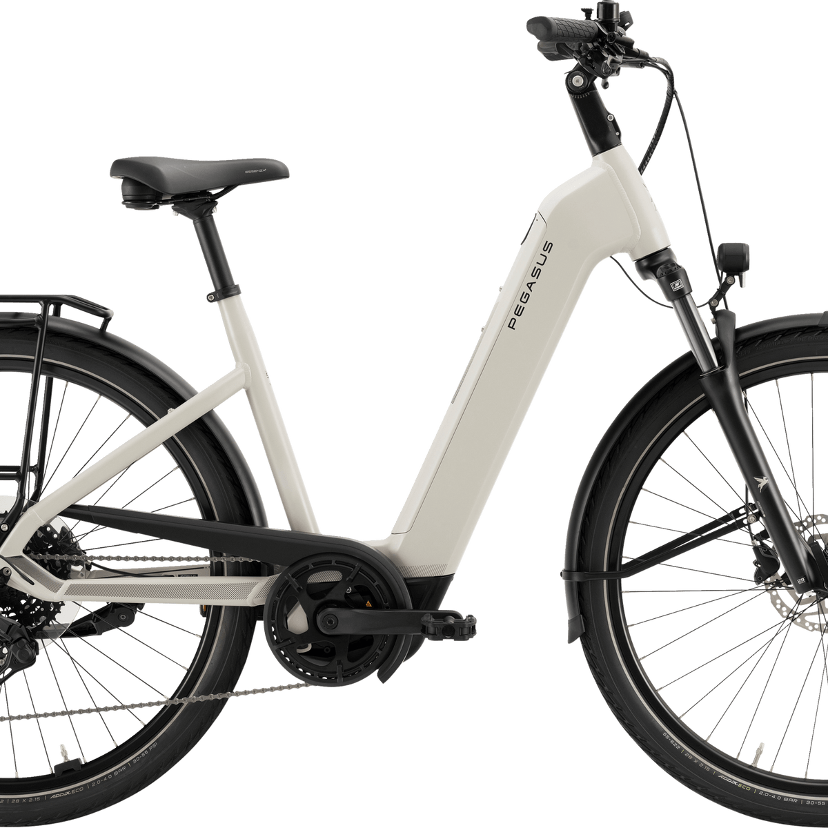 Pegasus Solero EVO 10 grau | 800WH | E-Bike Damen Trekking | 2026