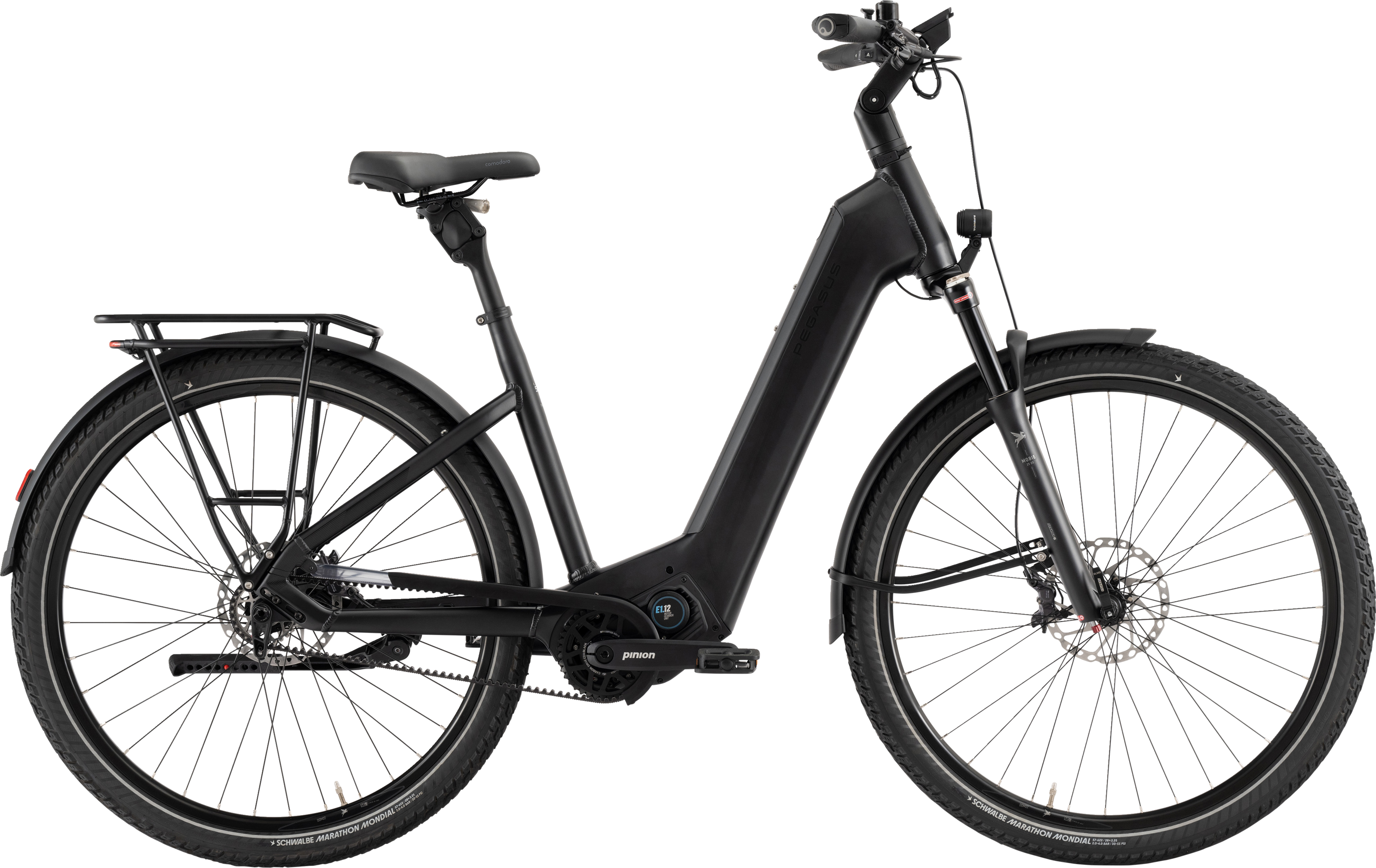 Pegasus ESTREMO EVO 12 LITE schwarz | 800WH | E-Bike Damen Trekking | 2026 | Freilauf