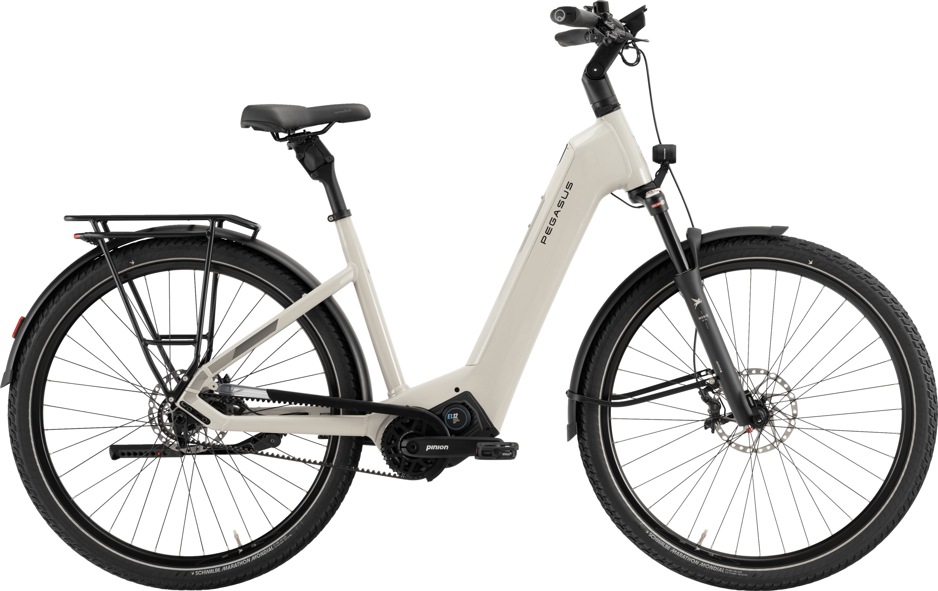 Pegasus ESTREMO EVO 12 LITE grau | 800WH | E-Bike Damen Trekking | 2026 | Freilauf