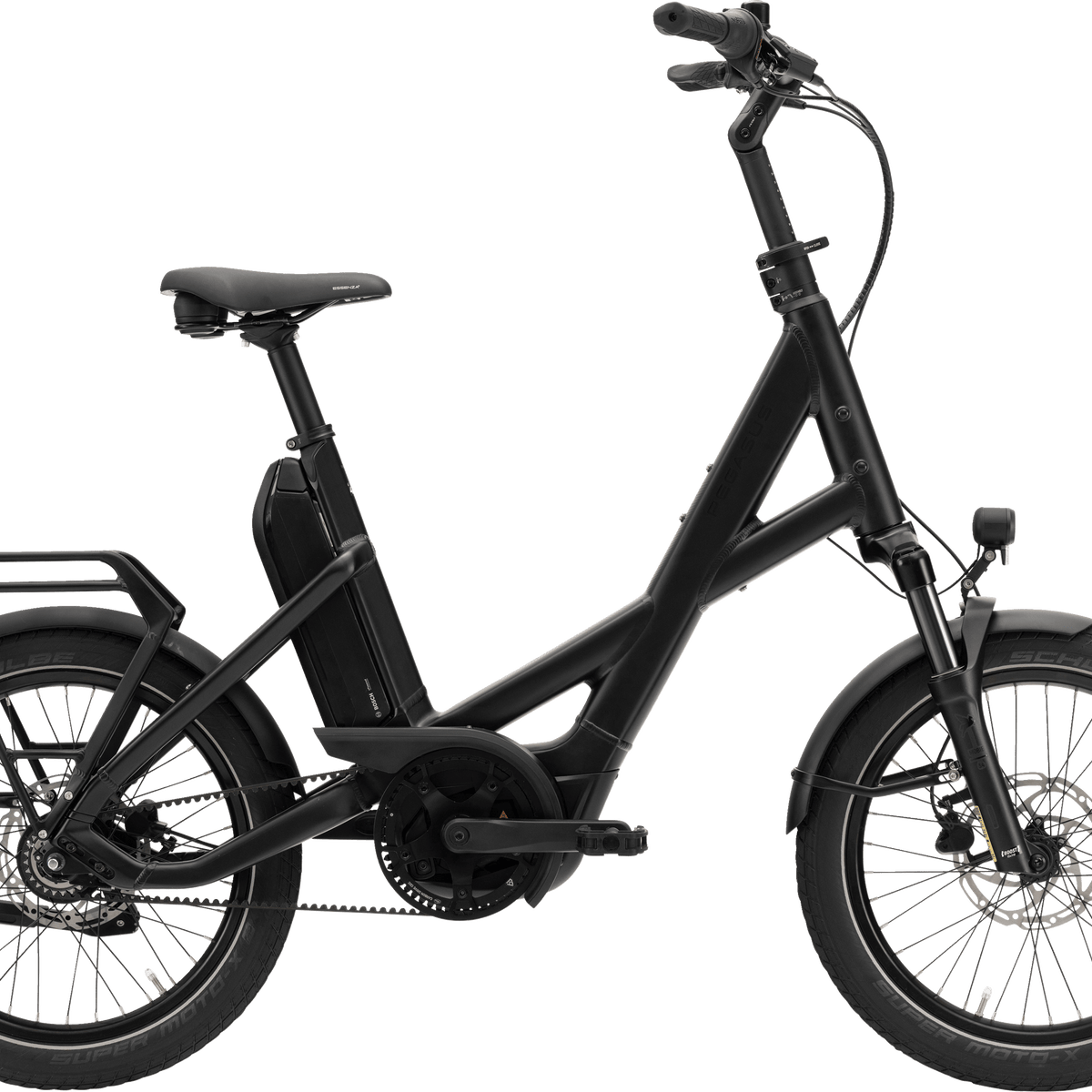 Pegasus Swing E8F Belt schwarz | 800WH | E-Bike Kompakt | 2026