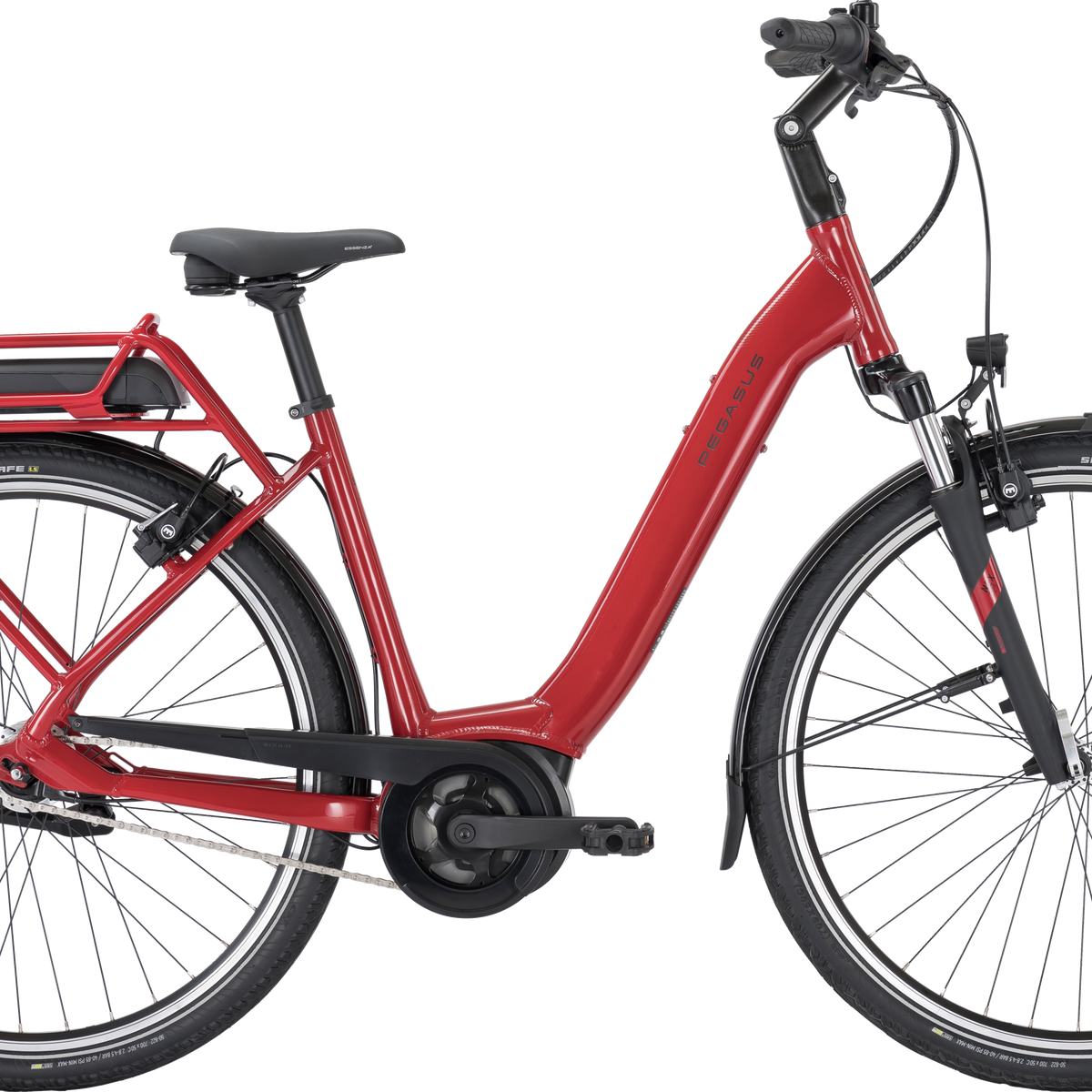 Pegasus SOLERO E7F rot | 500WH | E-Bike Damen City | 2025