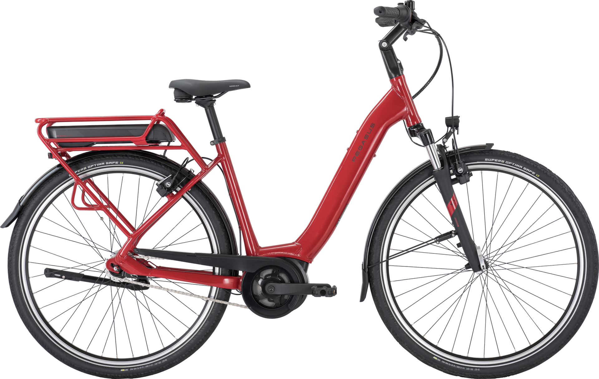 Pegasus SOLERO E7F rot | 500WH | E-Bike Damen City | 2025