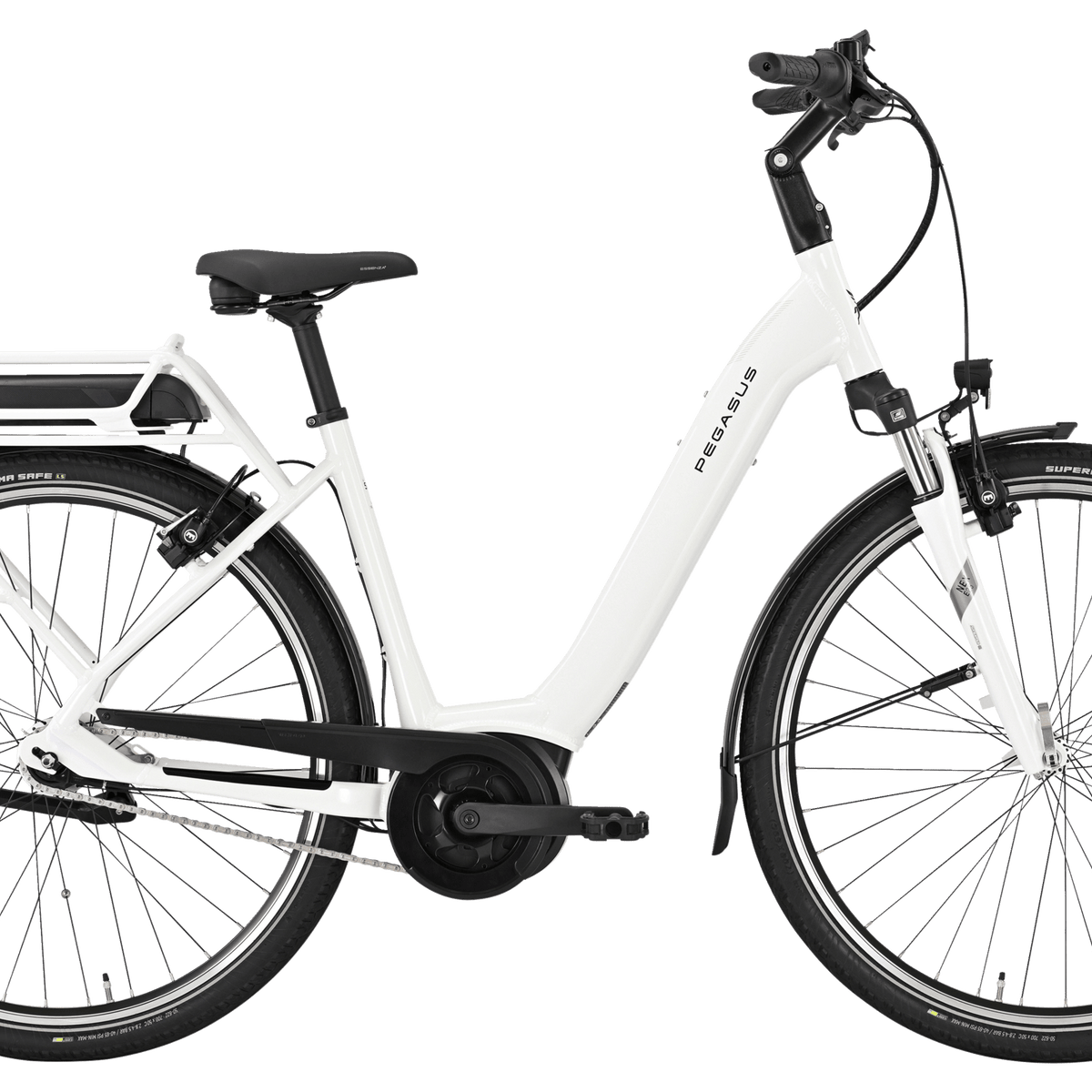 pegasus damenrad weiß SOLERO E7R PLUS | 500WH | E-Bike Damen City | 2025 28623 Gazelle Orange C8 City Farbe:slategrey´n´black