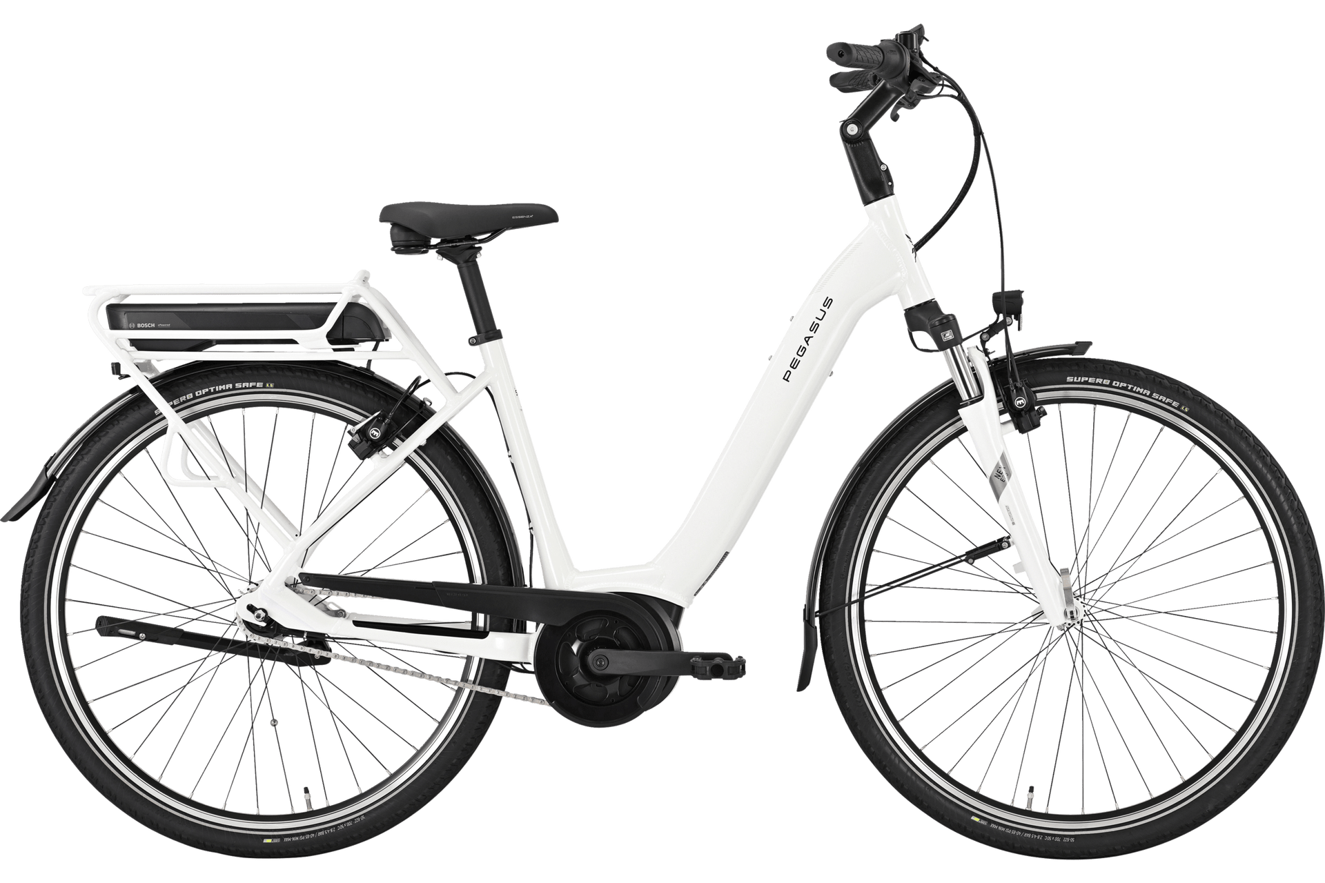 Pegasus SOLERO E7R PLUS weiß | 500WH | E-Bike Damen City | 2025