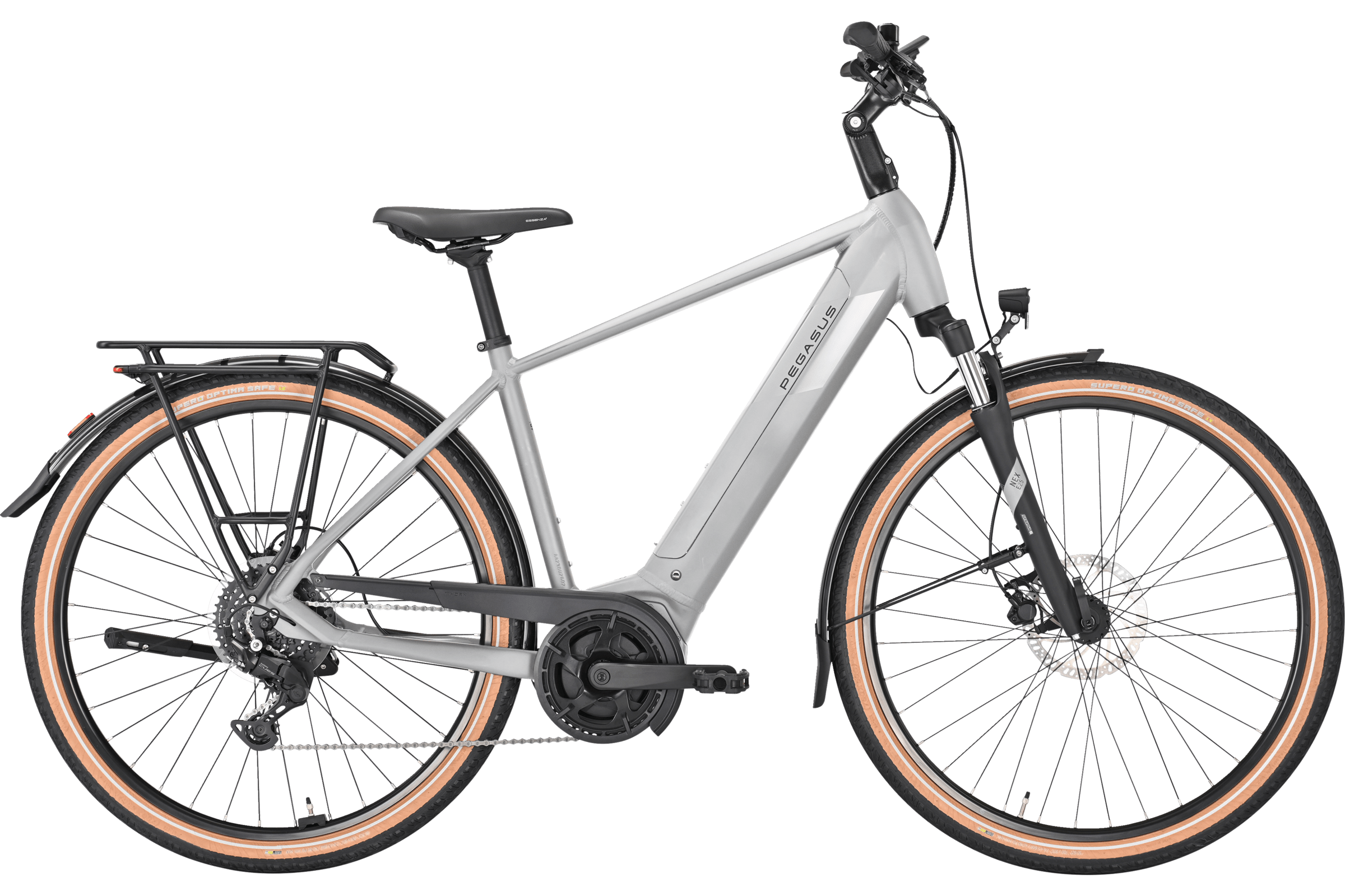 Pegasus SOLERO EVO 9 grau | 625WH | E-Bike Herren Trekking | 2025 | Kettenschaltung
