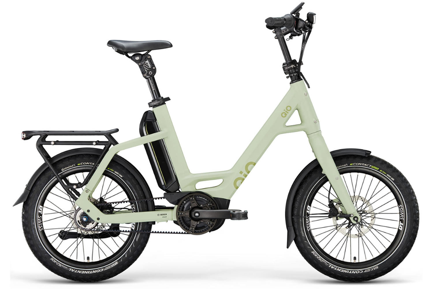 QiO EINS P-E grün (hell) | 545WH | E-Bike Kompakt | 2025 | Enviolo